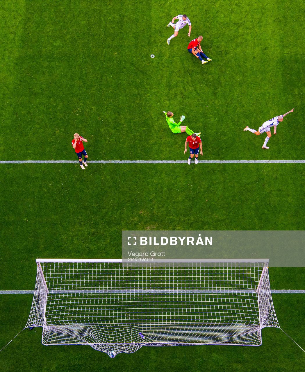 Lyndon Dykes of Scotland celebrates