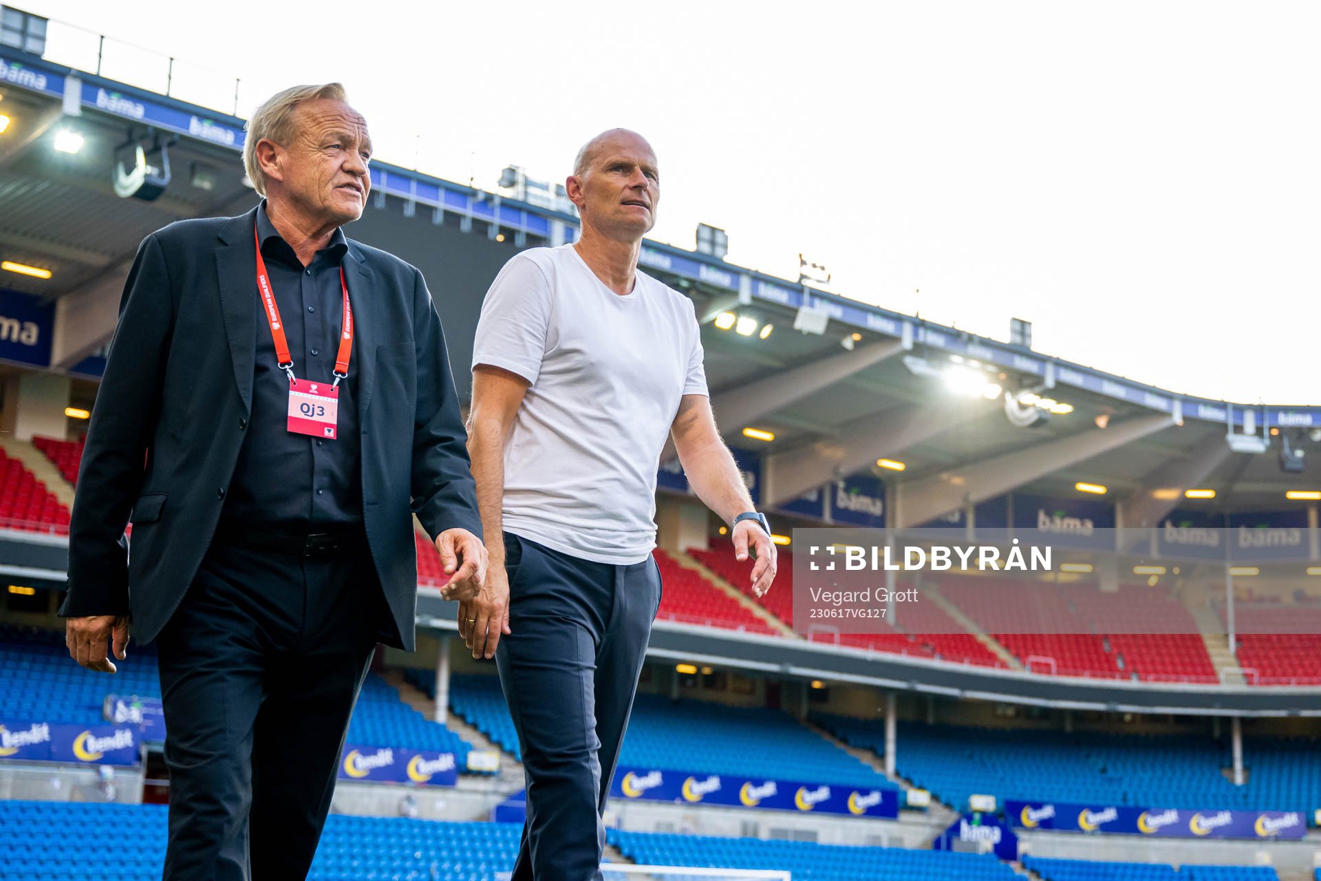 Geir Ellefsen, head of security, and Ståle Solbakken, head