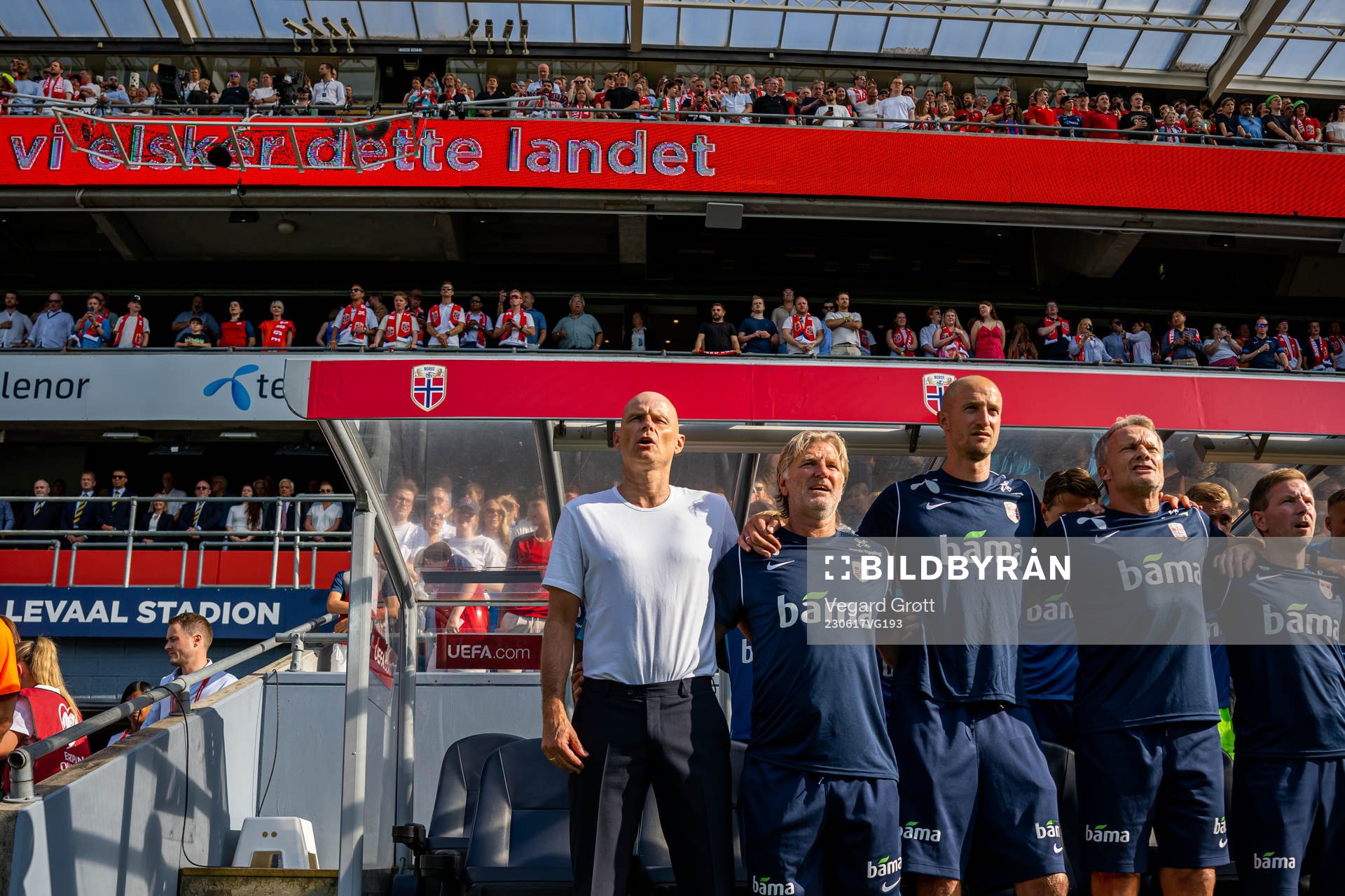 Ståle Solbakken, head coach, Kent Bergersen, assistant