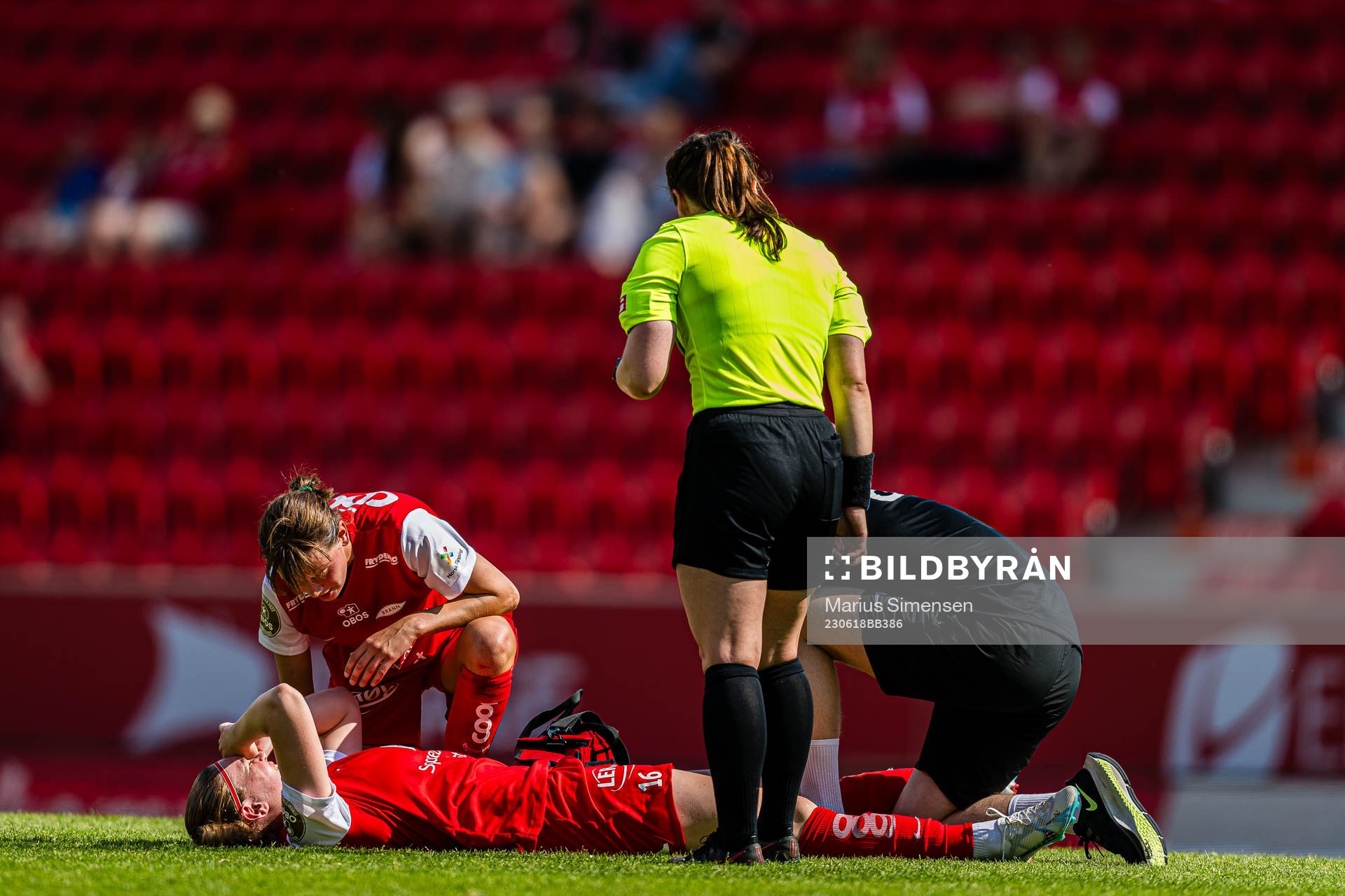 Signe Gaupset of Brann in pain