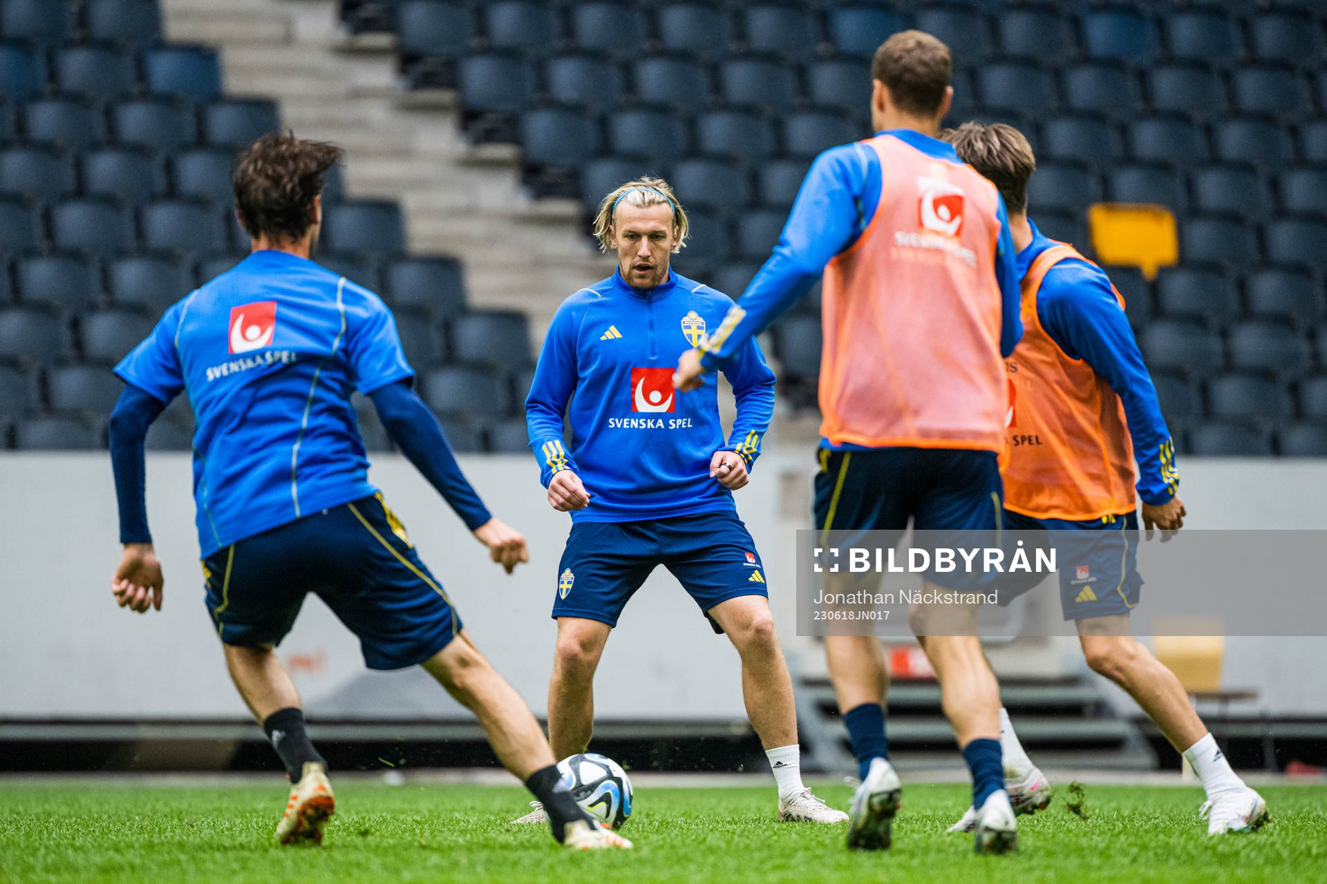 Emil Forsberg of the Swedish national football team