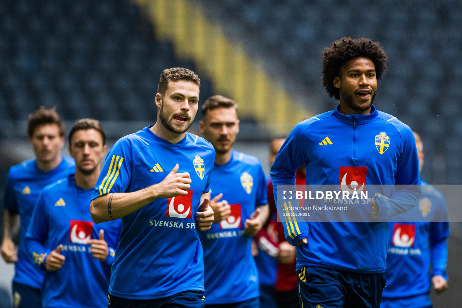 Jens Cajuste and Gabriel Gudmundsson of the Swedish