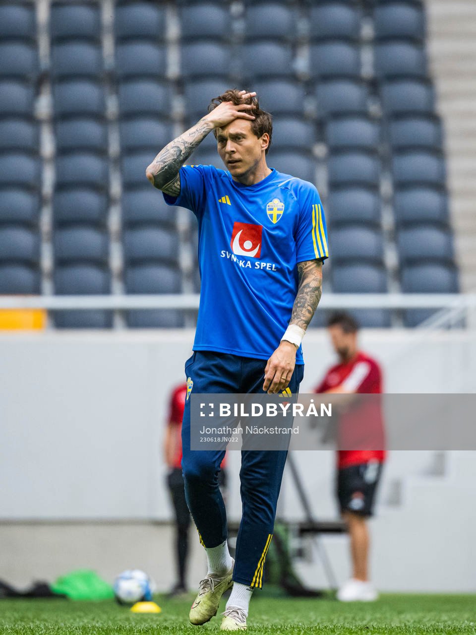 Victor Nilsson Lindelöf of the Swedish national football