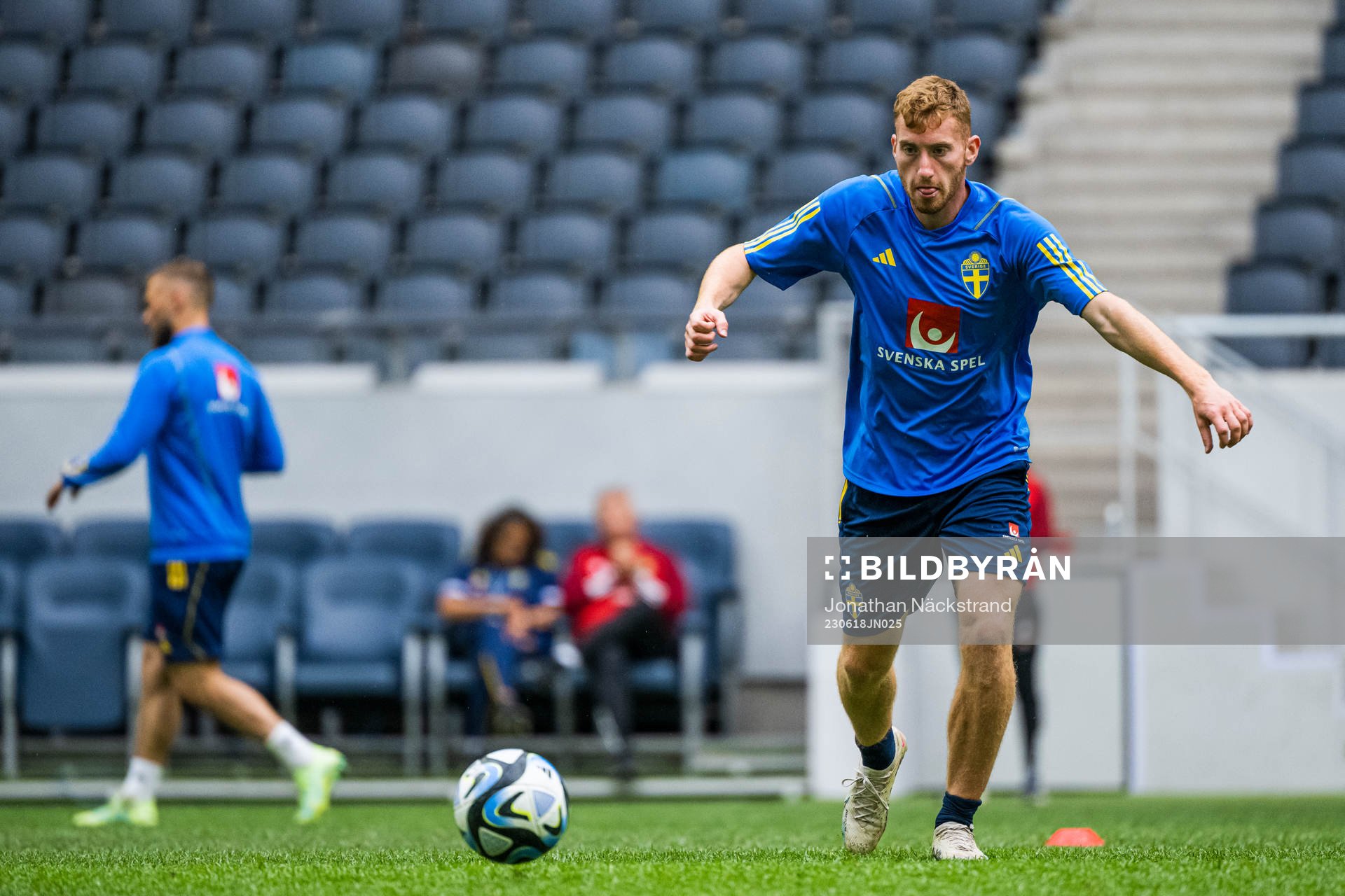 Dejan Kulusevski of the Swedish national football team