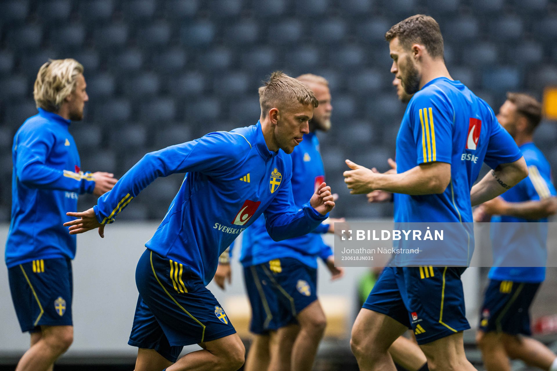 Jesper Karlsson of the Swedish national football team