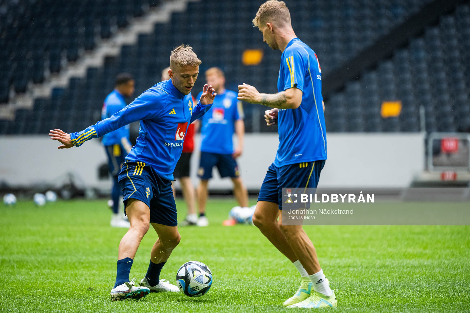 Jesper Karlsson of the Swedish national football team
