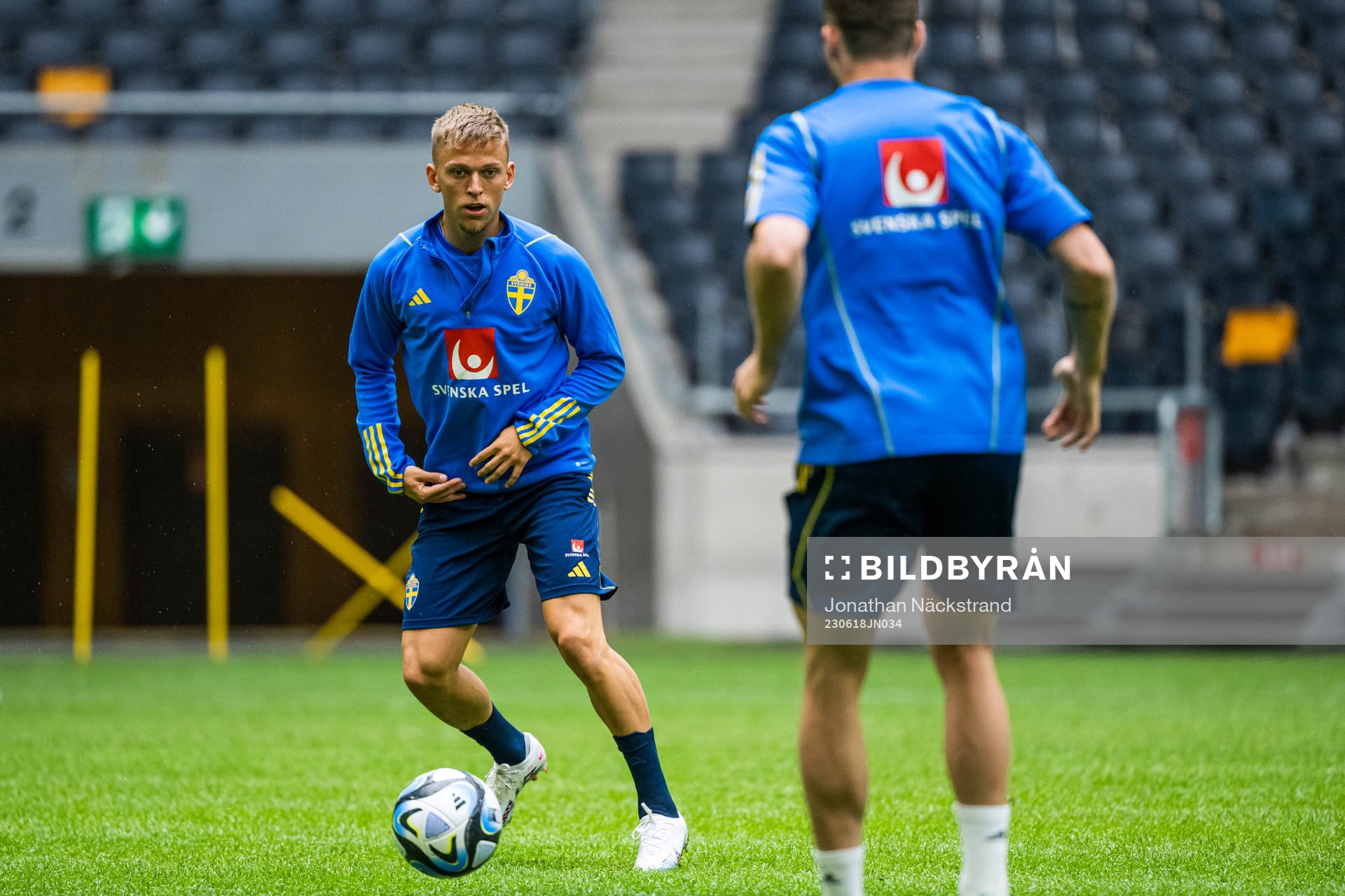 Jesper Karlsson of the Swedish national football team