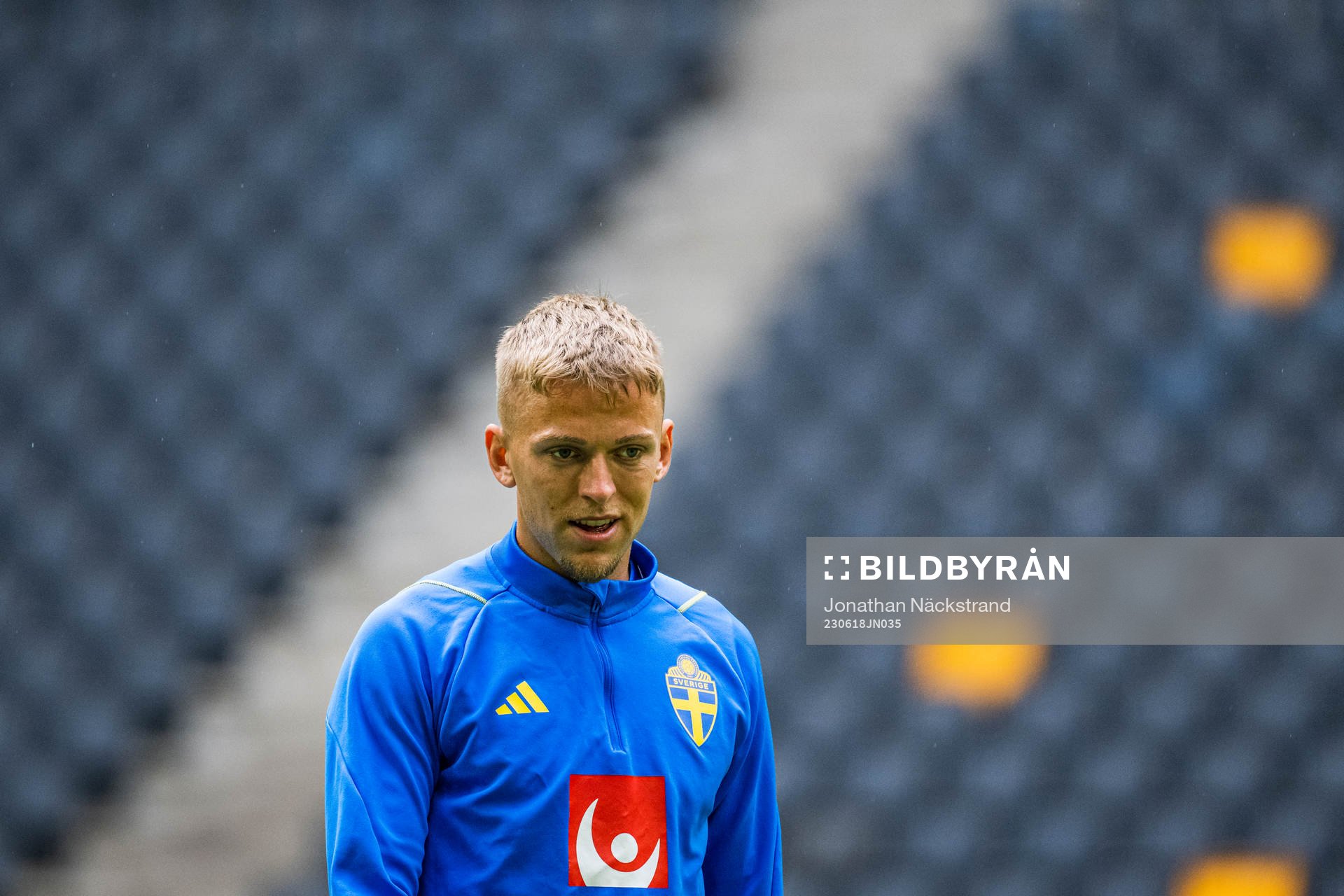Jesper Karlsson of the Swedish national football team