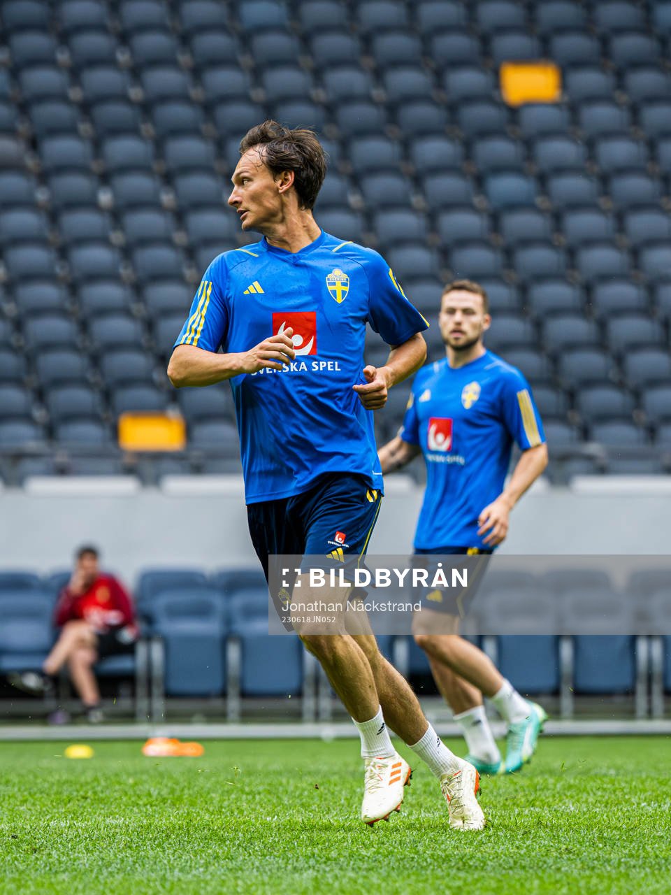 Hjalmar Ekdal of the Swedish national football team