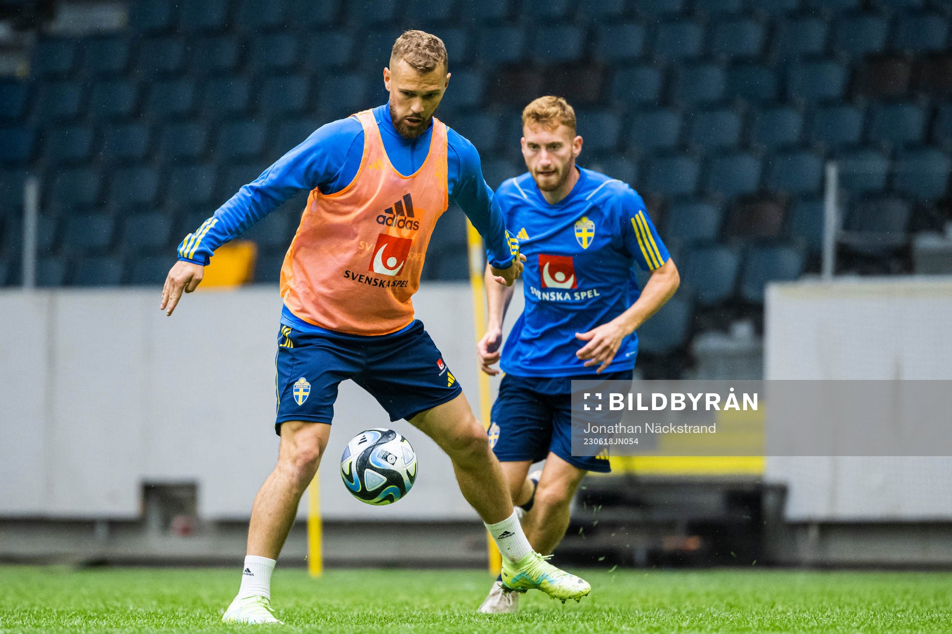 Jesper Karlström of the Swedish national football team