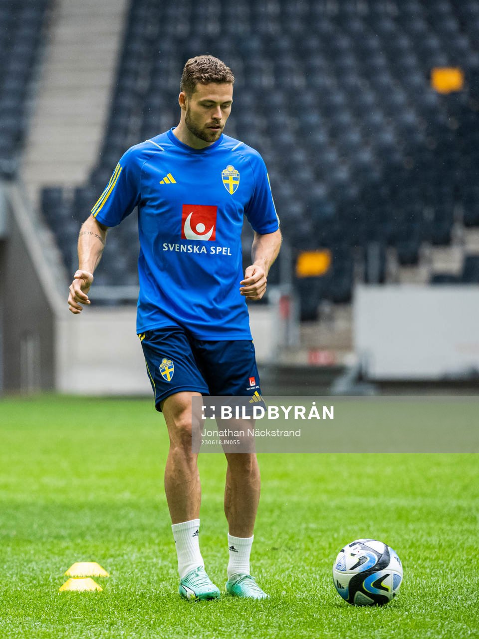 Gabriel Gudmundsson of the Swedish national football team