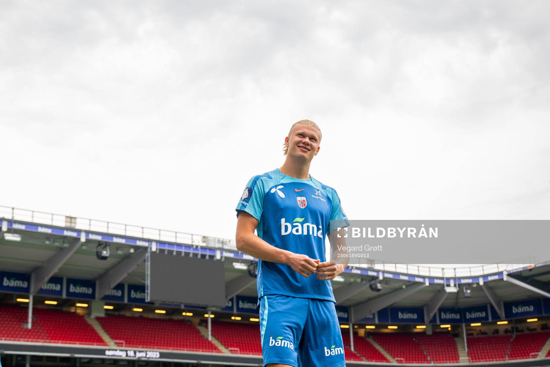 Erling Braut Haaland of the Norwegian national football team