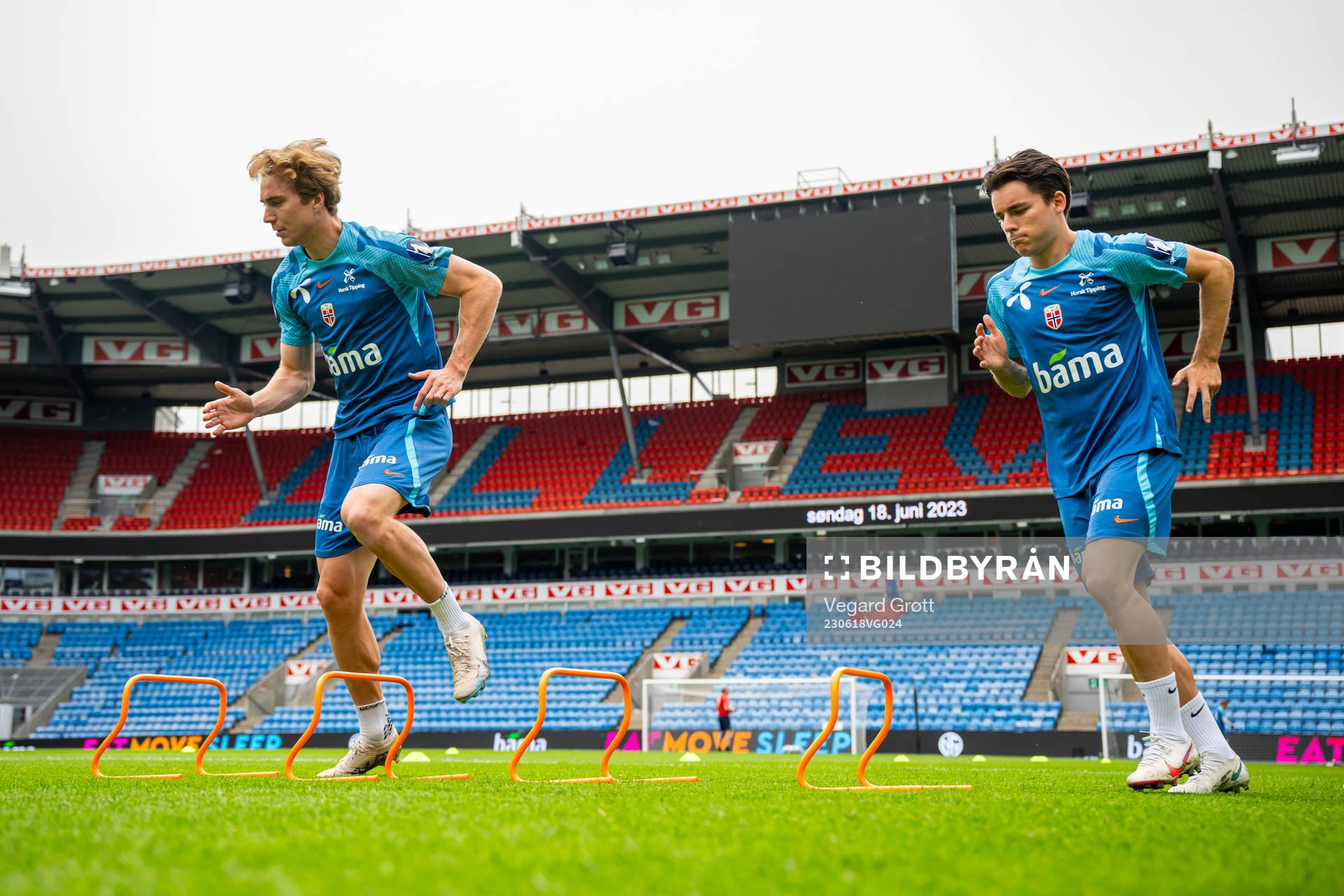 Kristian Thorstvedt and Hugo Vetlesen of the Norwegian