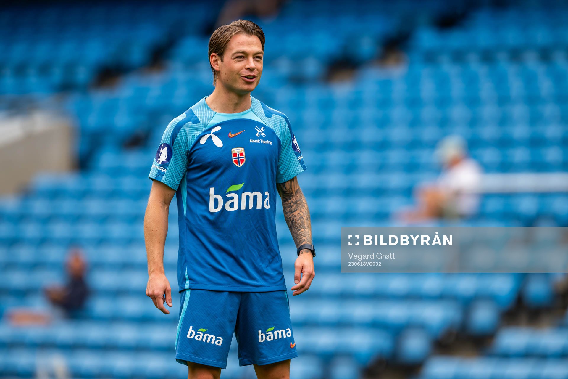 Patrick Berg of the Norwegian national football team