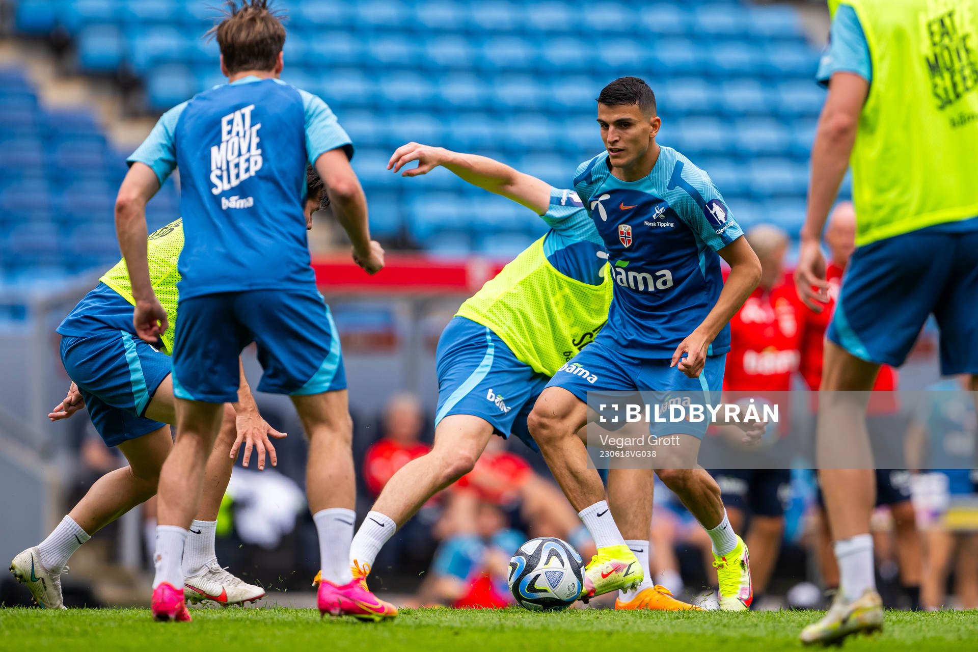 Mohamed Elyounoussi of the Norwegian national football team