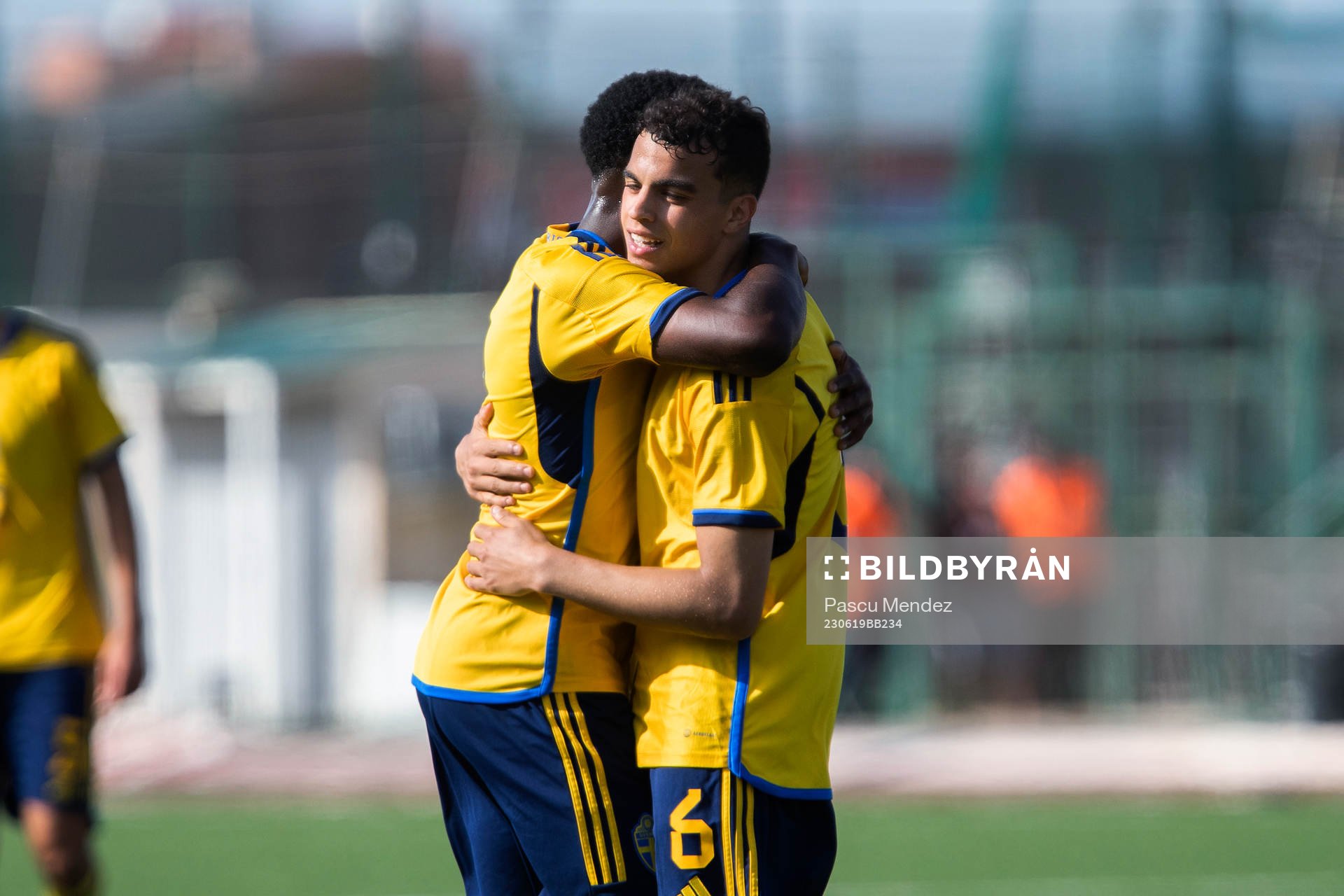 Yasin Ayari of Sweden celebrates
