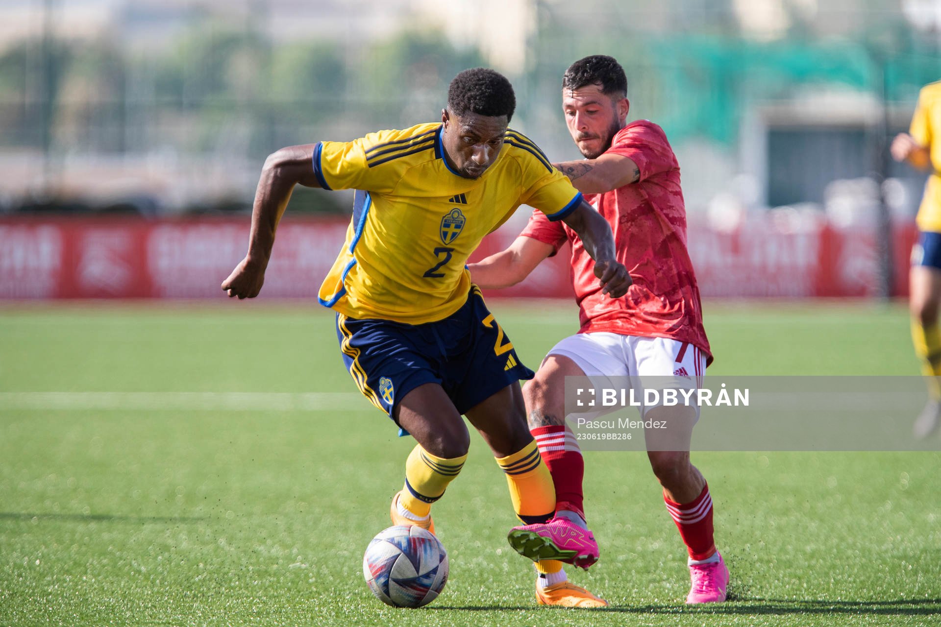 Josafat Mendes of Sweden and Julian Del Rio of Gibraltar