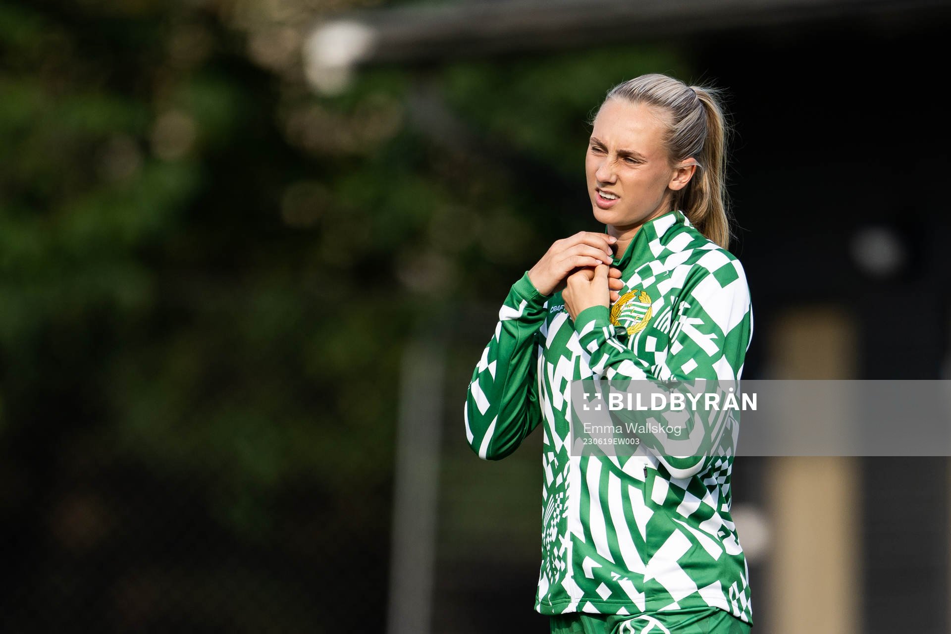 Hammarbys Ellen Wangerheim värmer upp