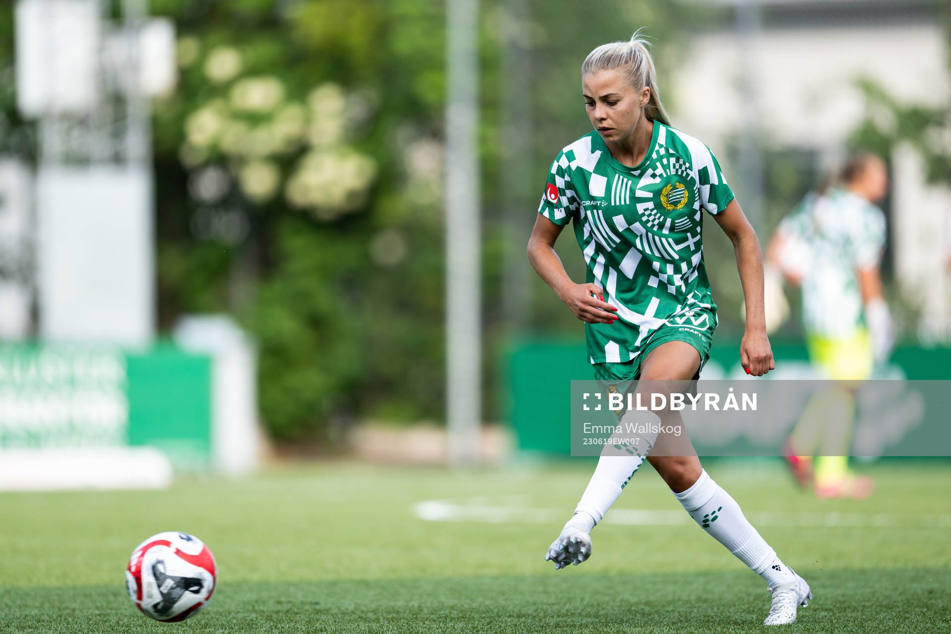 Hammarbys Lotta Ökvist värmer upp