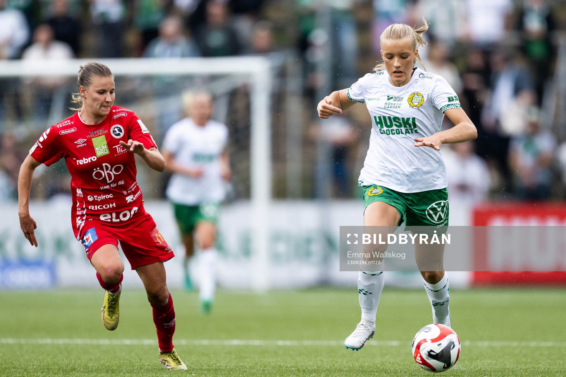 Örebros Katariina Kosola och Hammarbys Smilla Holmberg