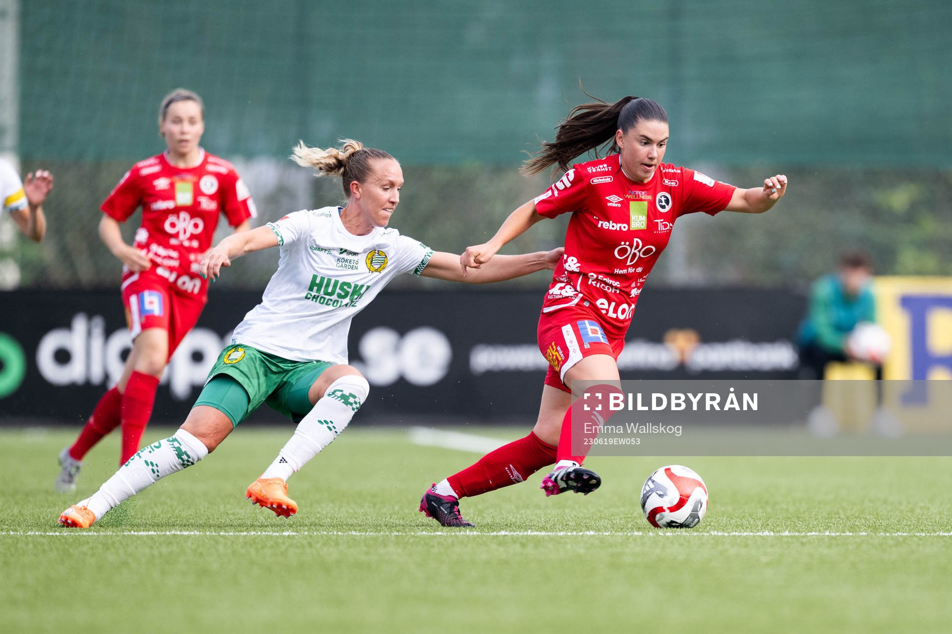 Hammarbys Julia Roddar och Örebros Emilia Pelgander