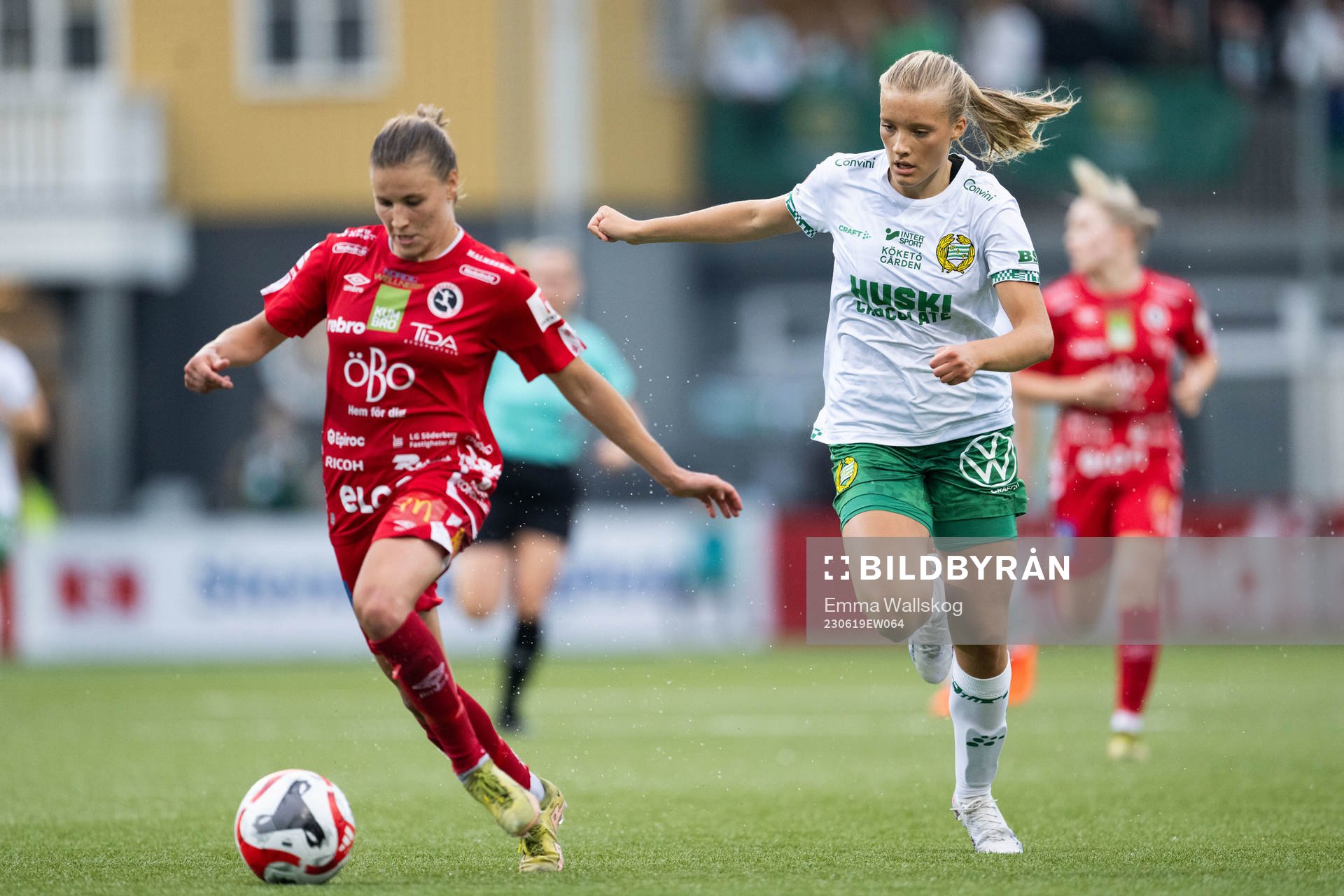 Örebros Katariina Kosola och Hammarbys Smilla Holmberg