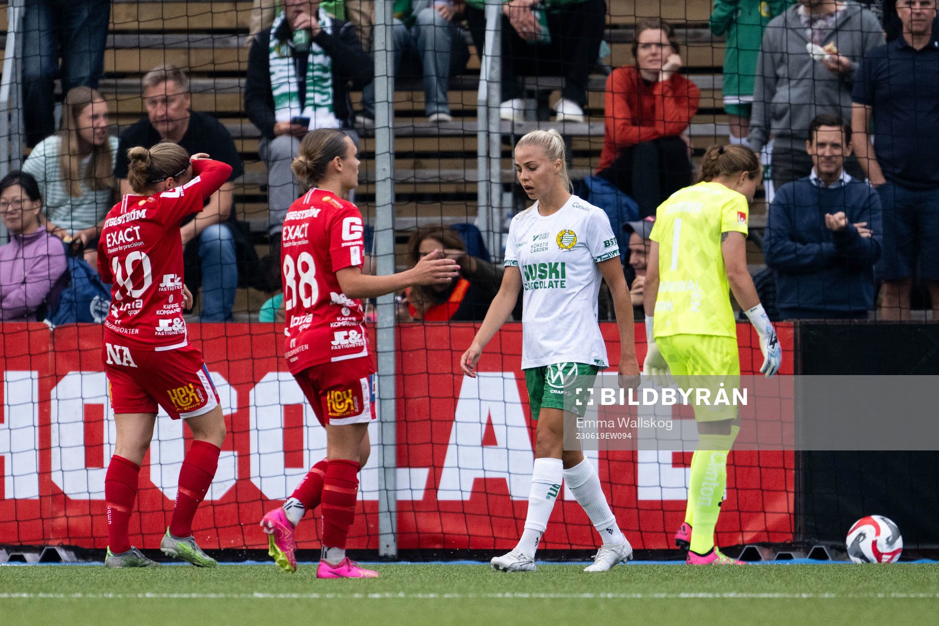 Hammarbys Lotta Ökvist deppar