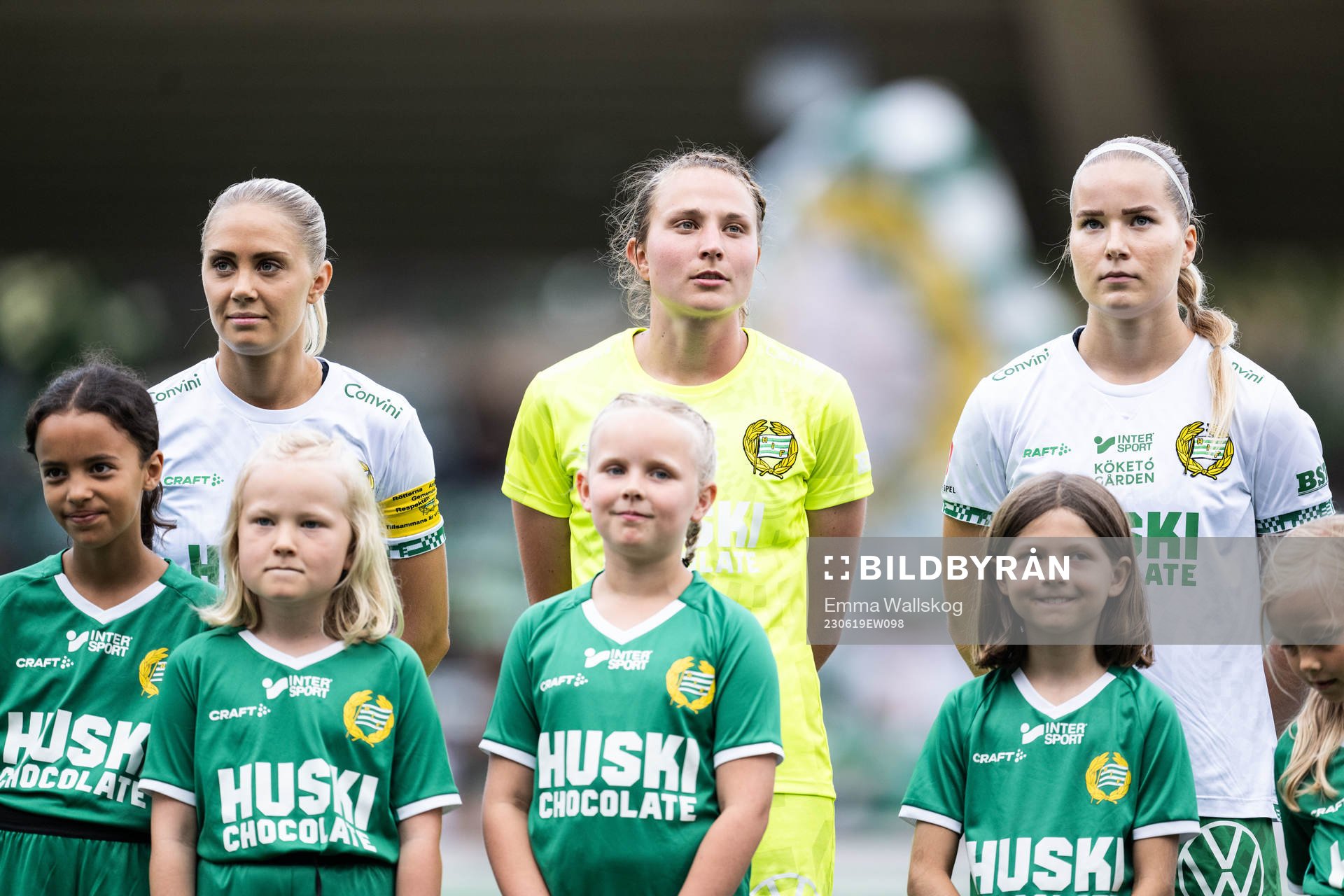 Hammarbys Alice Carlsson, målvakt Anna Tamminen och Eva