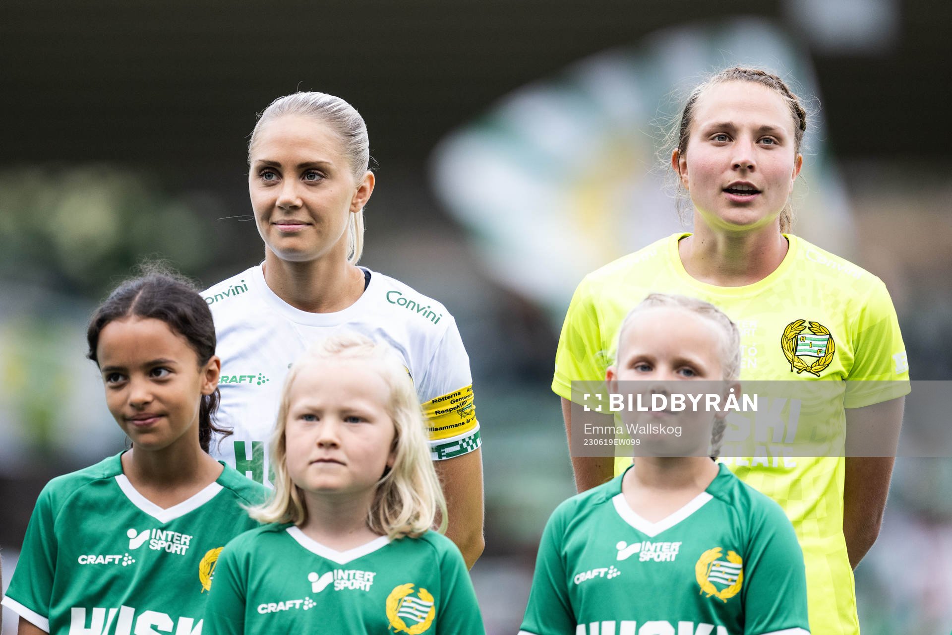 Hammarbys Alice Carlsson och målvakt Anna Tamminen
