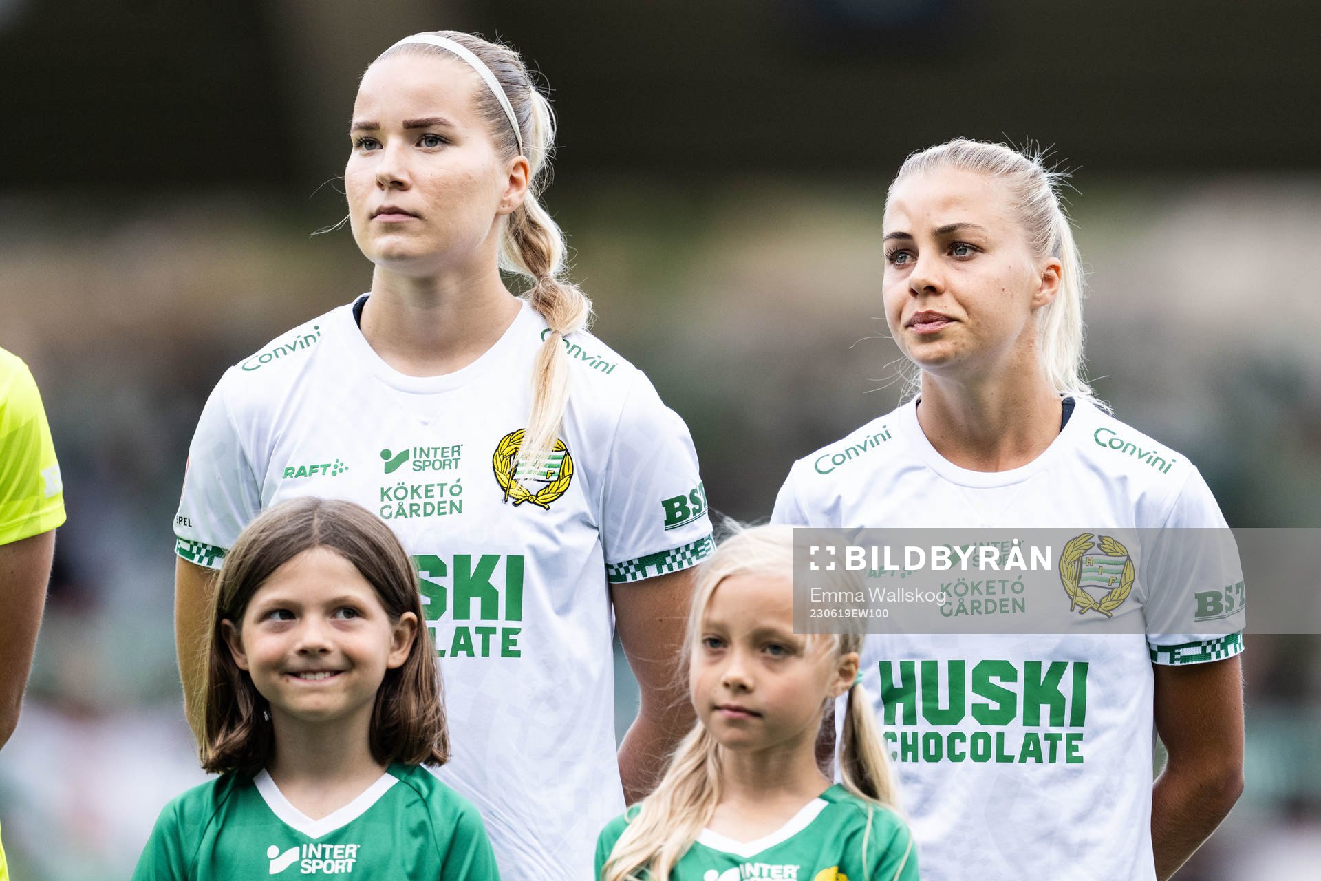 Hammarbys Eva Nyström och Lotta Ökvist