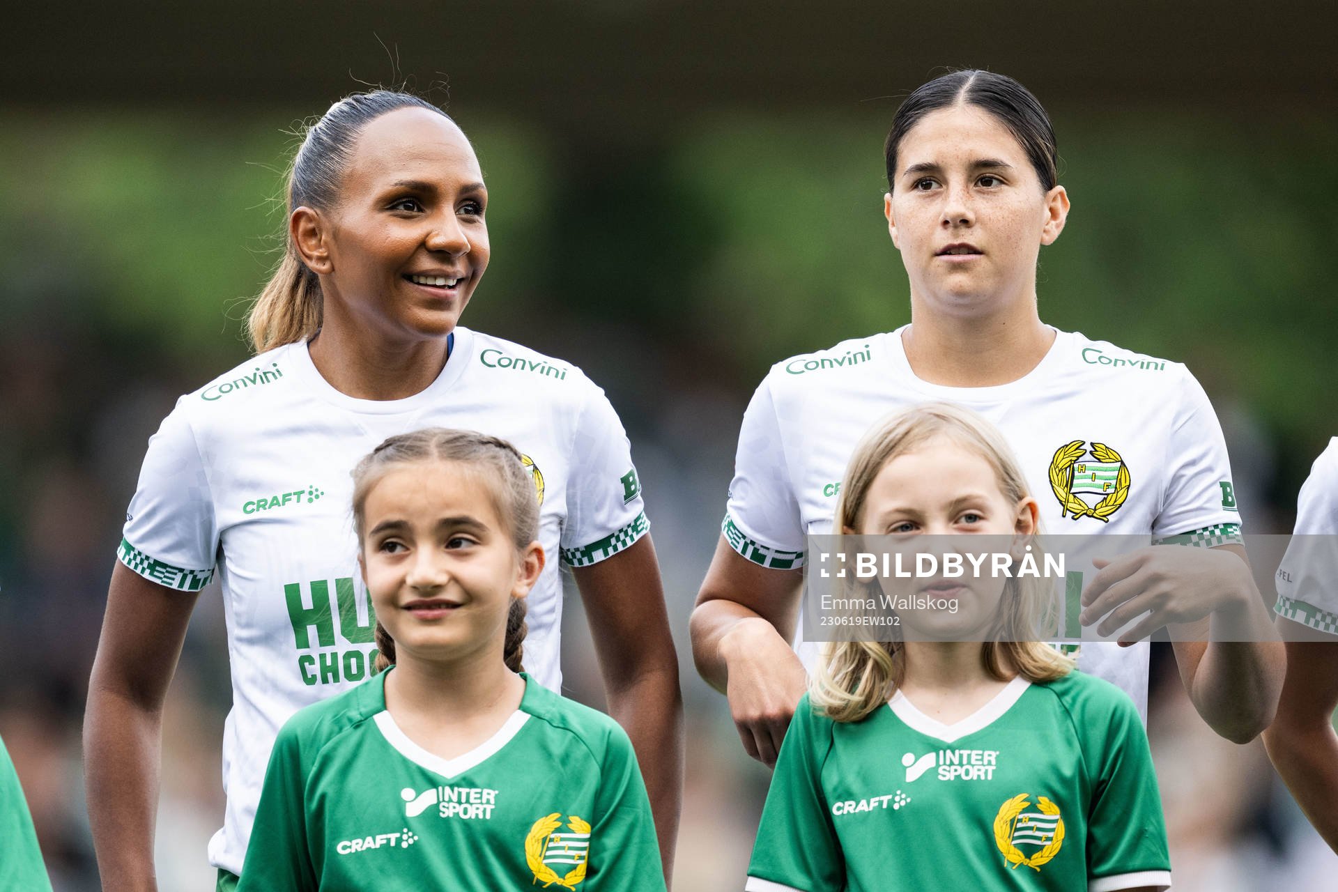 Hammarbys Madelen Janogy och Kyra Cooney-Cross