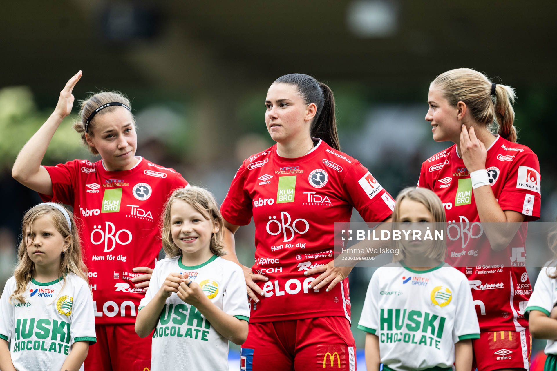 Örebros Heidi Kollanen, Emilia Pelgander och Regan