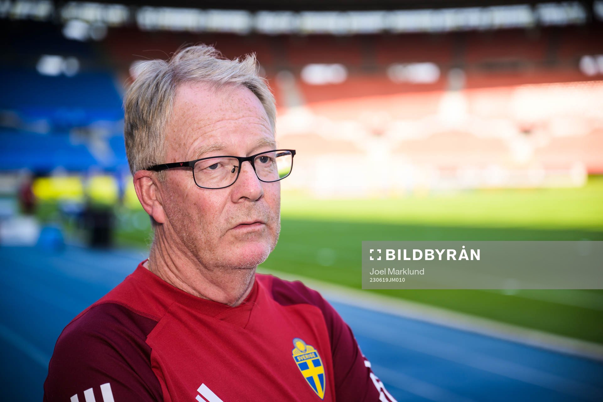 Scout Lasse Jacobsson of the Swedish national football team