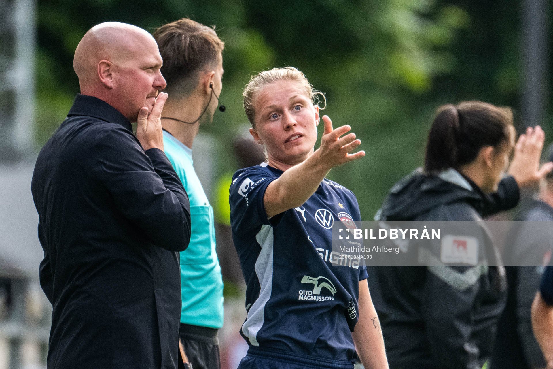 FC Rosengårds assisterande tränare Joel Kjetselberg och