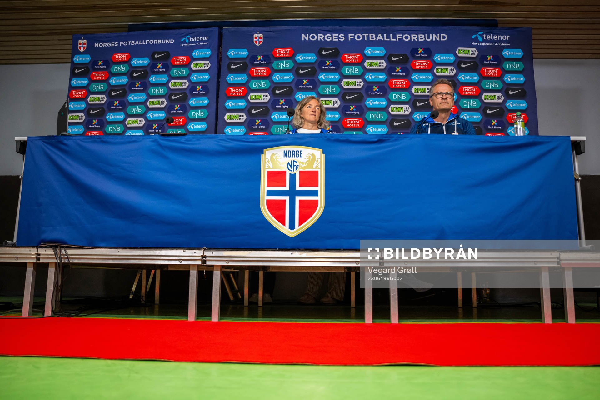 Hege Riise, head coach of the Norwegian women's national