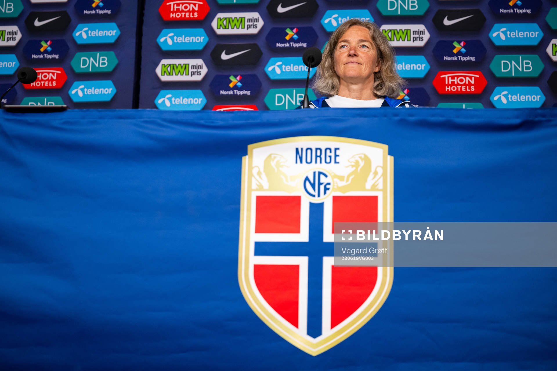 Hege Riise, head coach of the Norwegian women's national