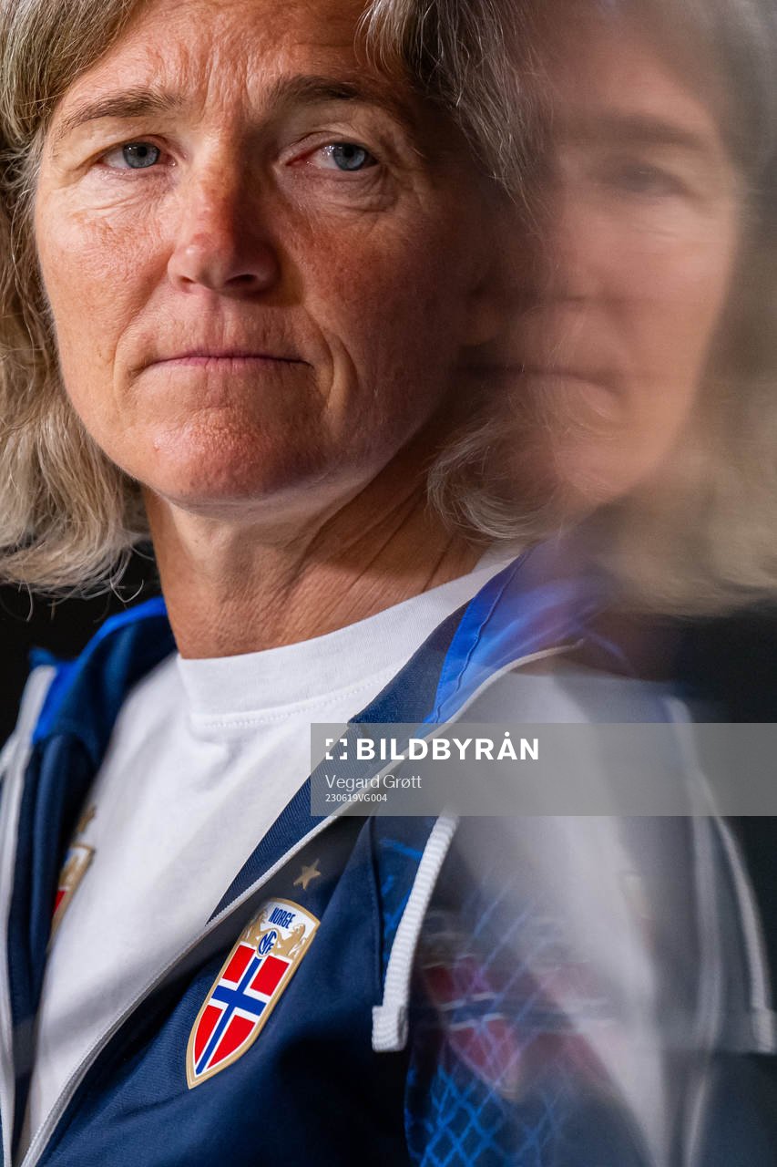 Hege Riise, head coach of the Norwegian women's national