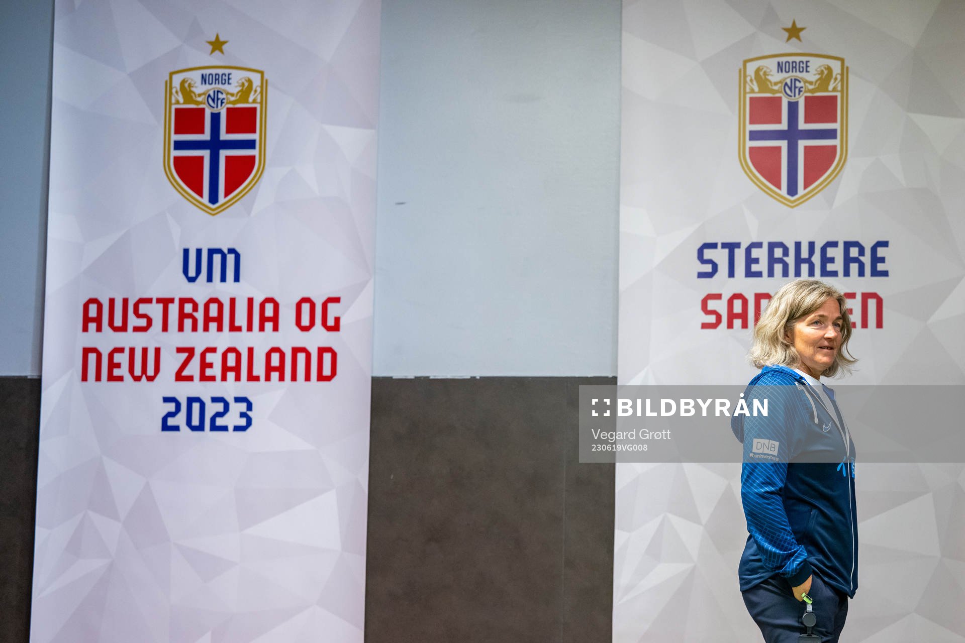 Hege Riise, head coach of the Norwegian women's national
