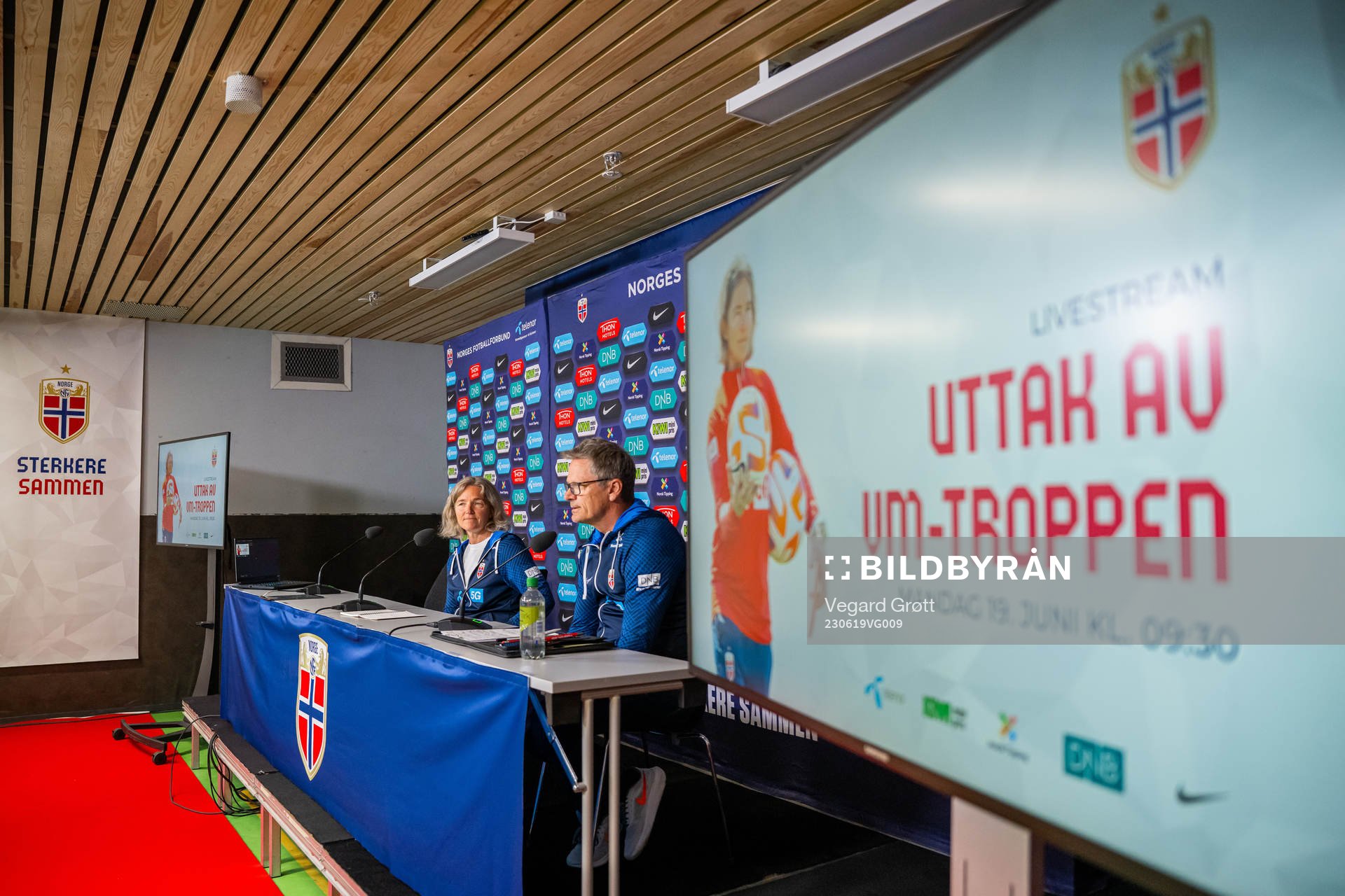 Hege Riise, head coach of the Norwegian women's national