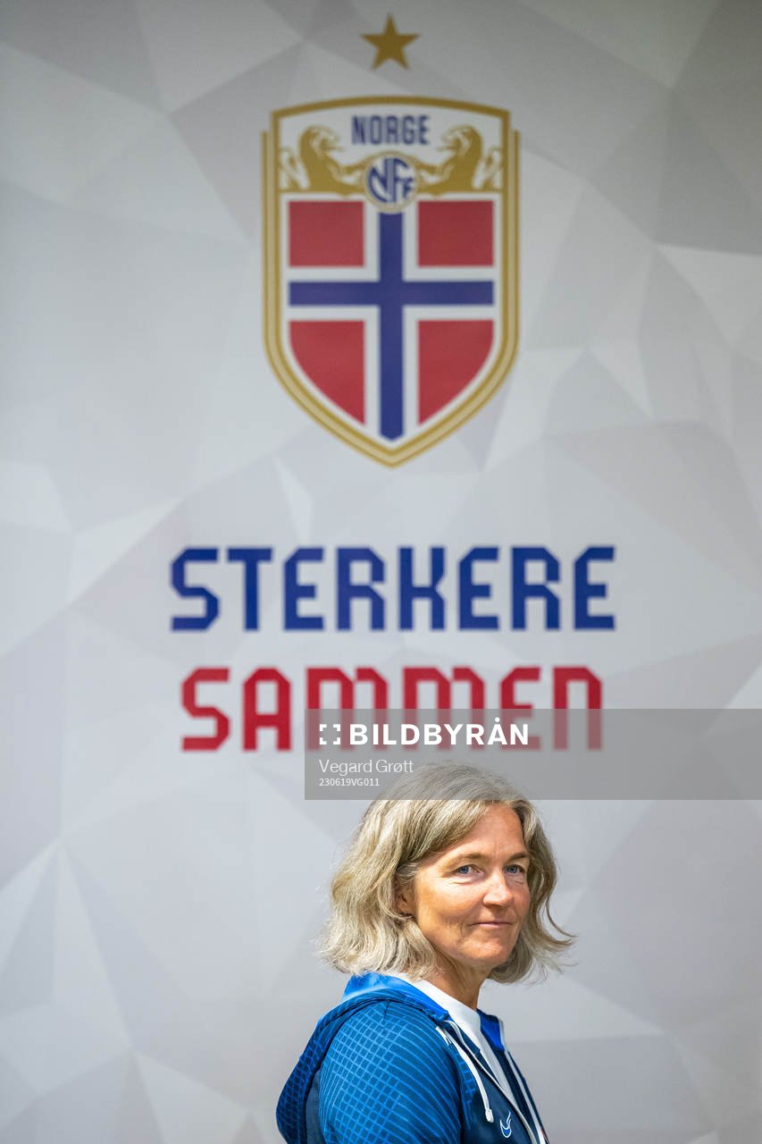 Hege Riise, head coach of the Norwegian women's national