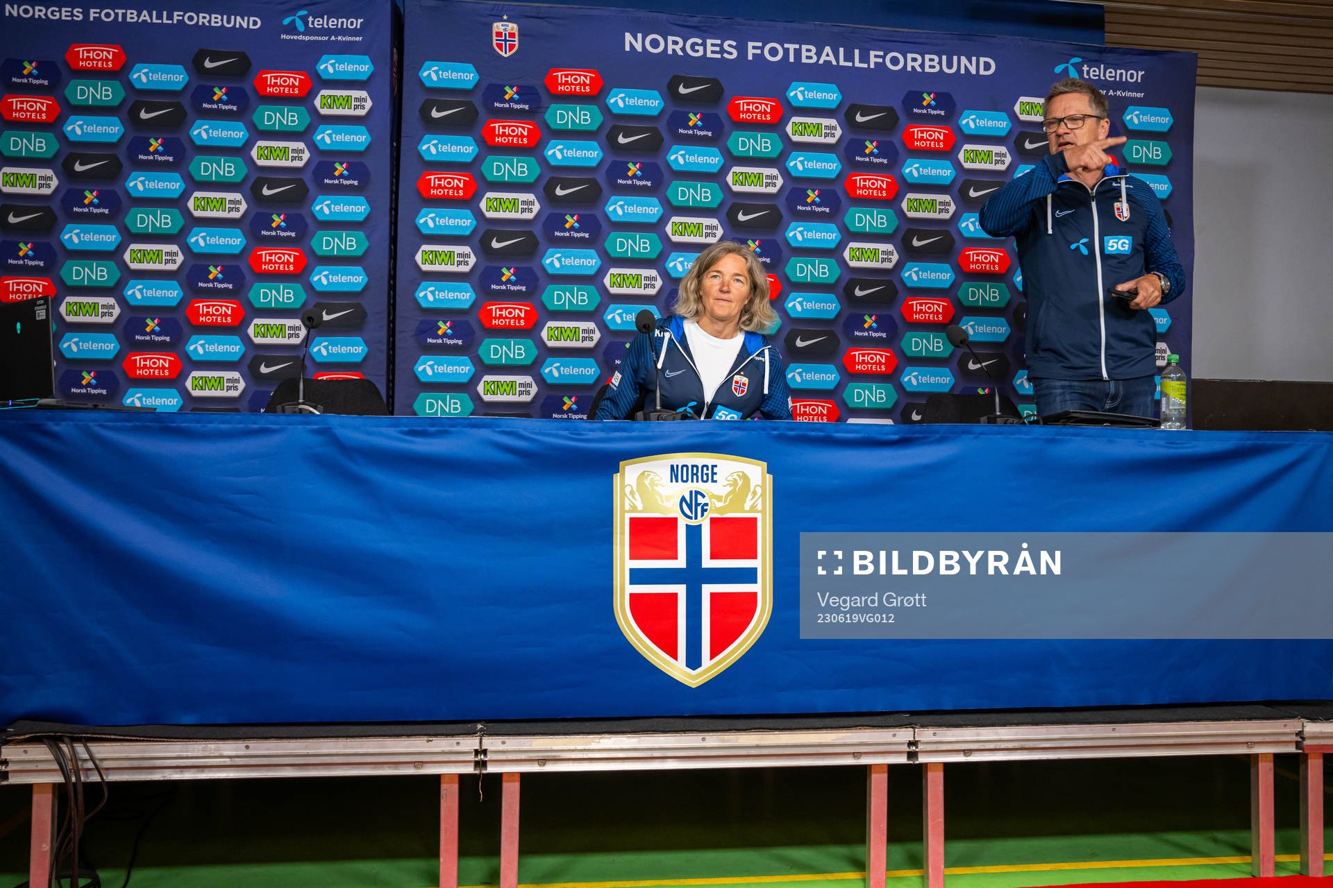 Hege Riise, head coach of the Norwegian women's national