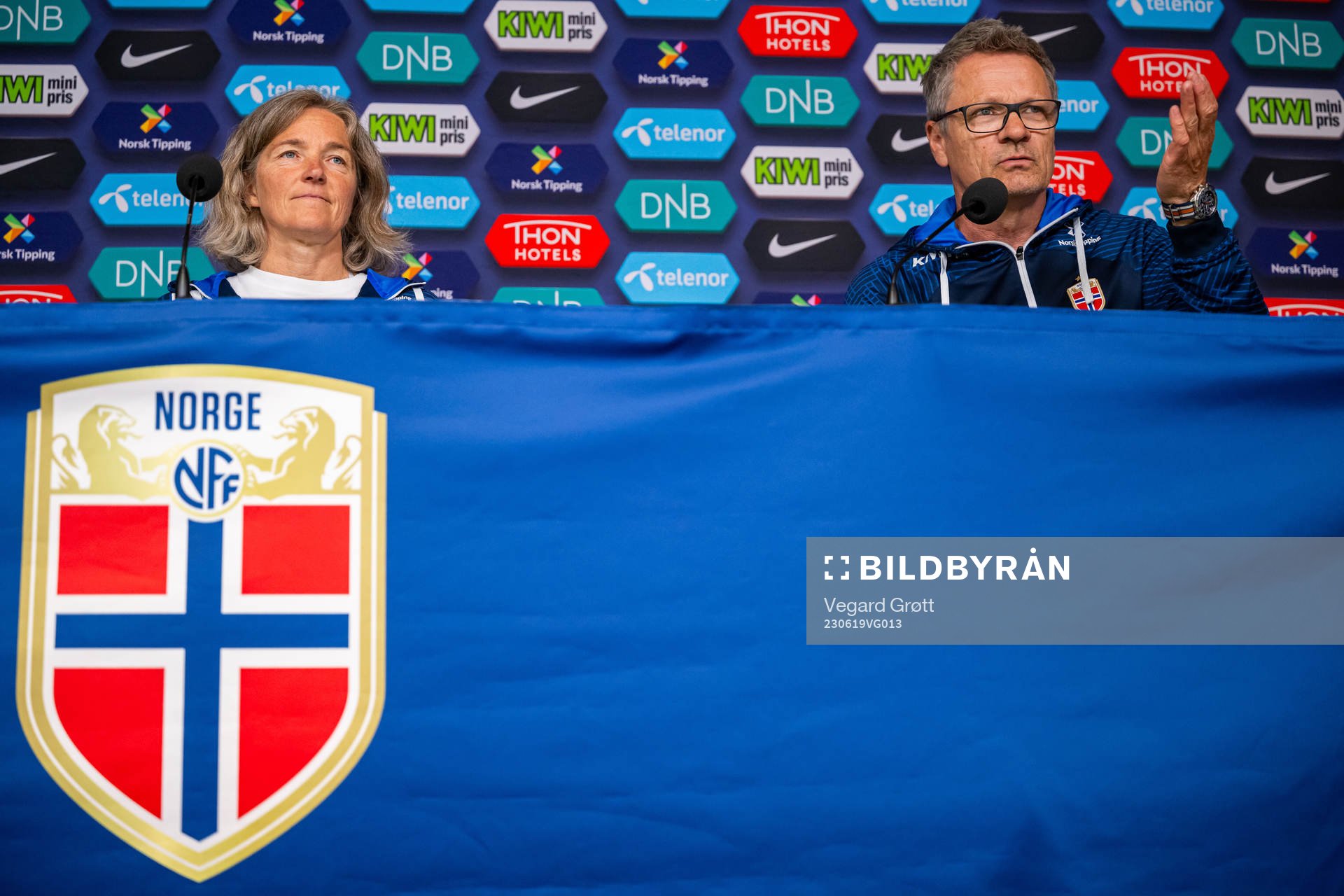 Hege Riise, head coach of the Norwegian women's national