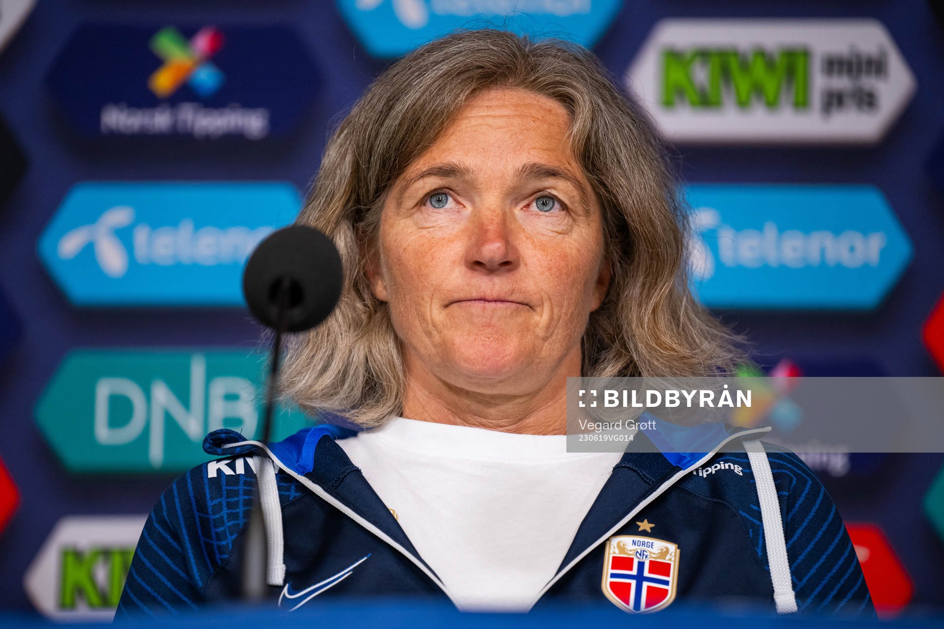 Hege Riise, head coach of the Norwegian women's national
