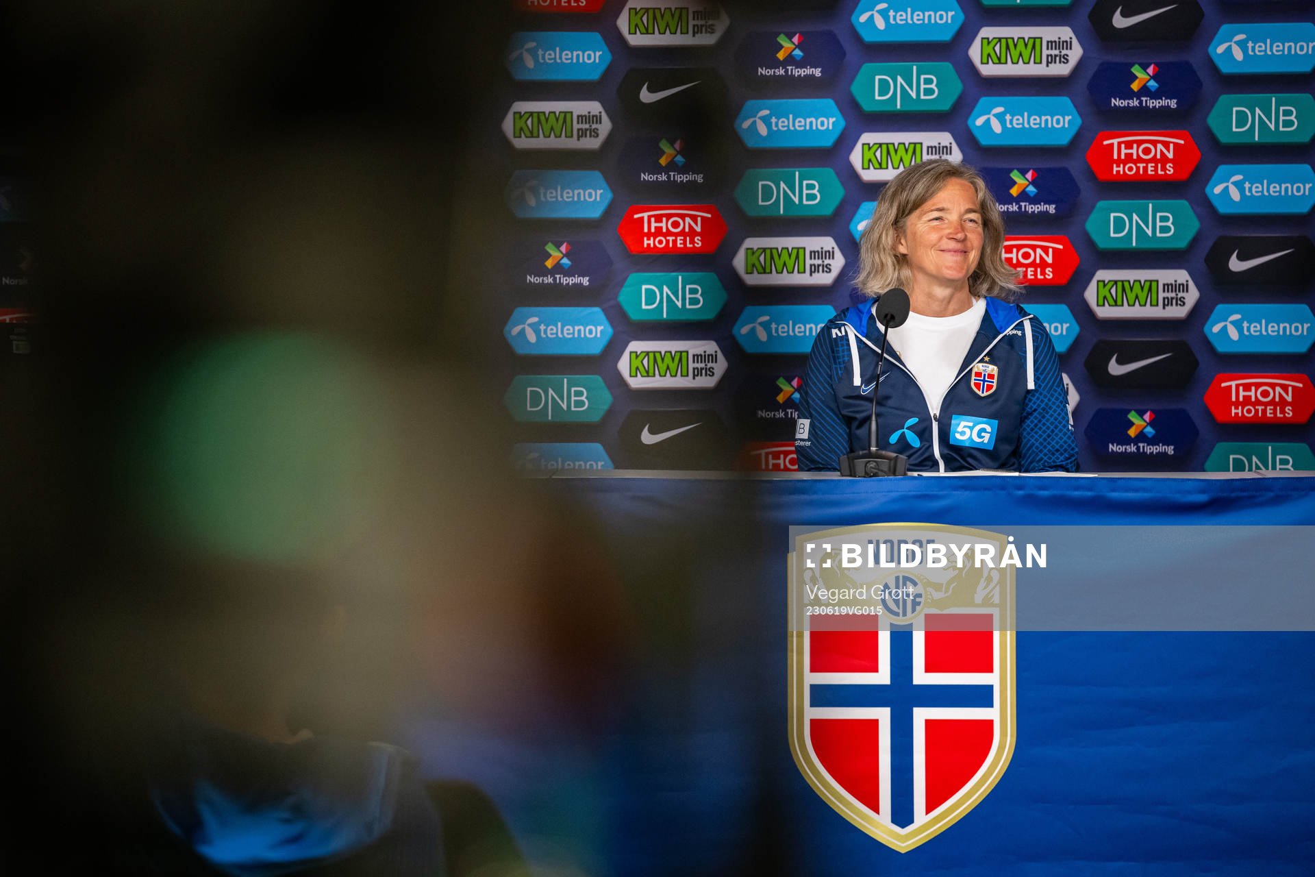 Hege Riise, head coach of the Norwegian women's national