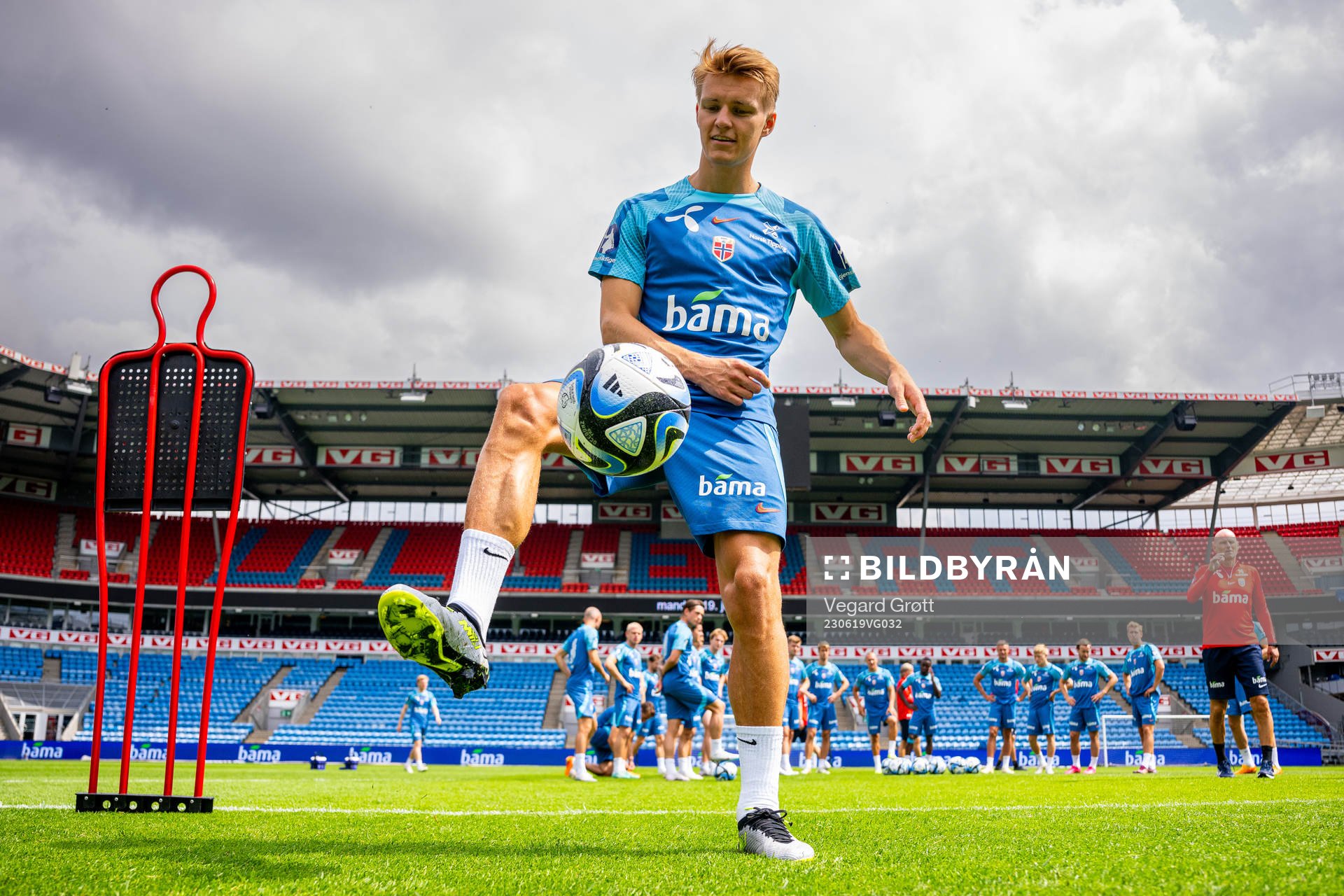 Martin Ødegaard of the Norwegian national football team