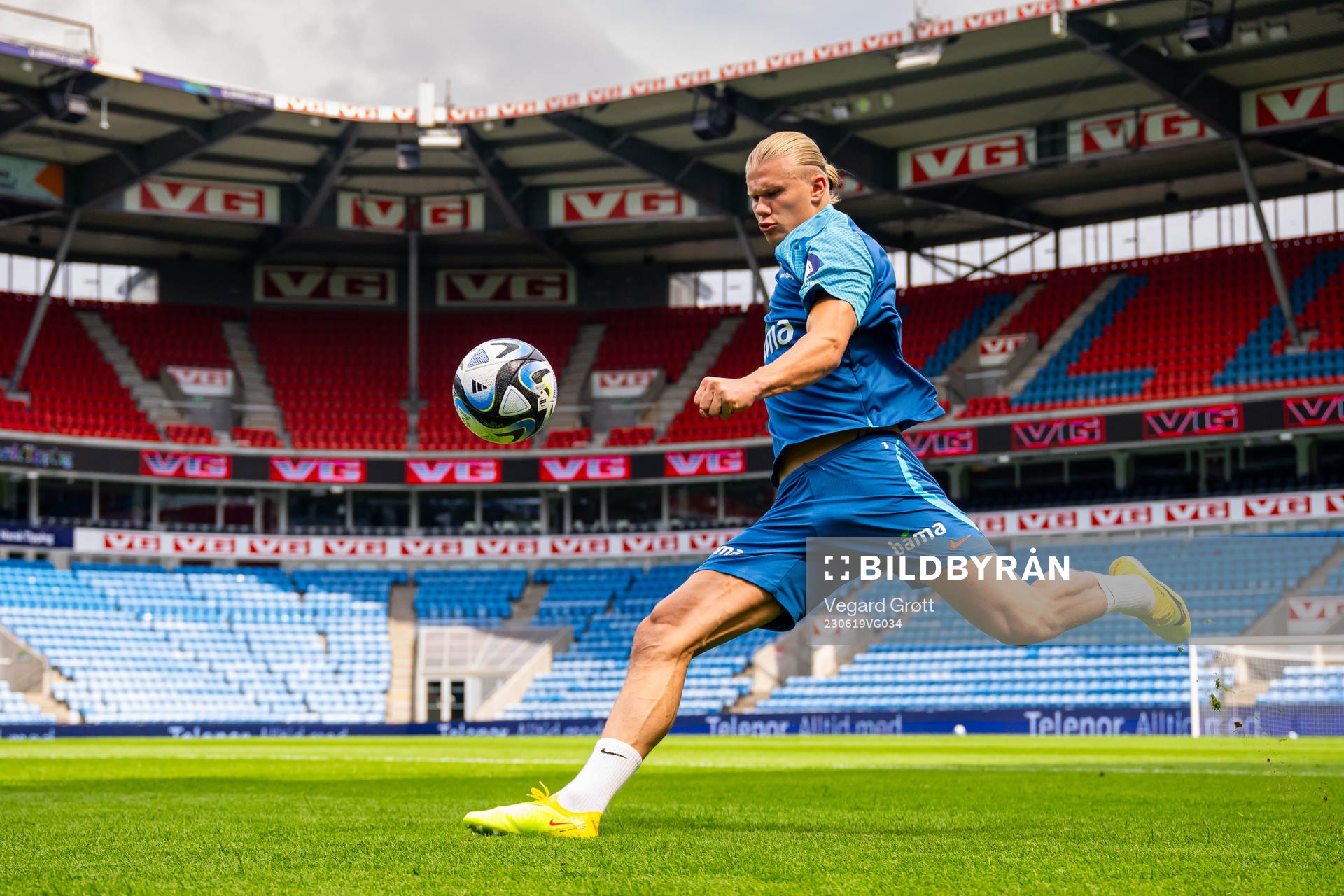 Erling Braut Haaland of the Norwegian national football team