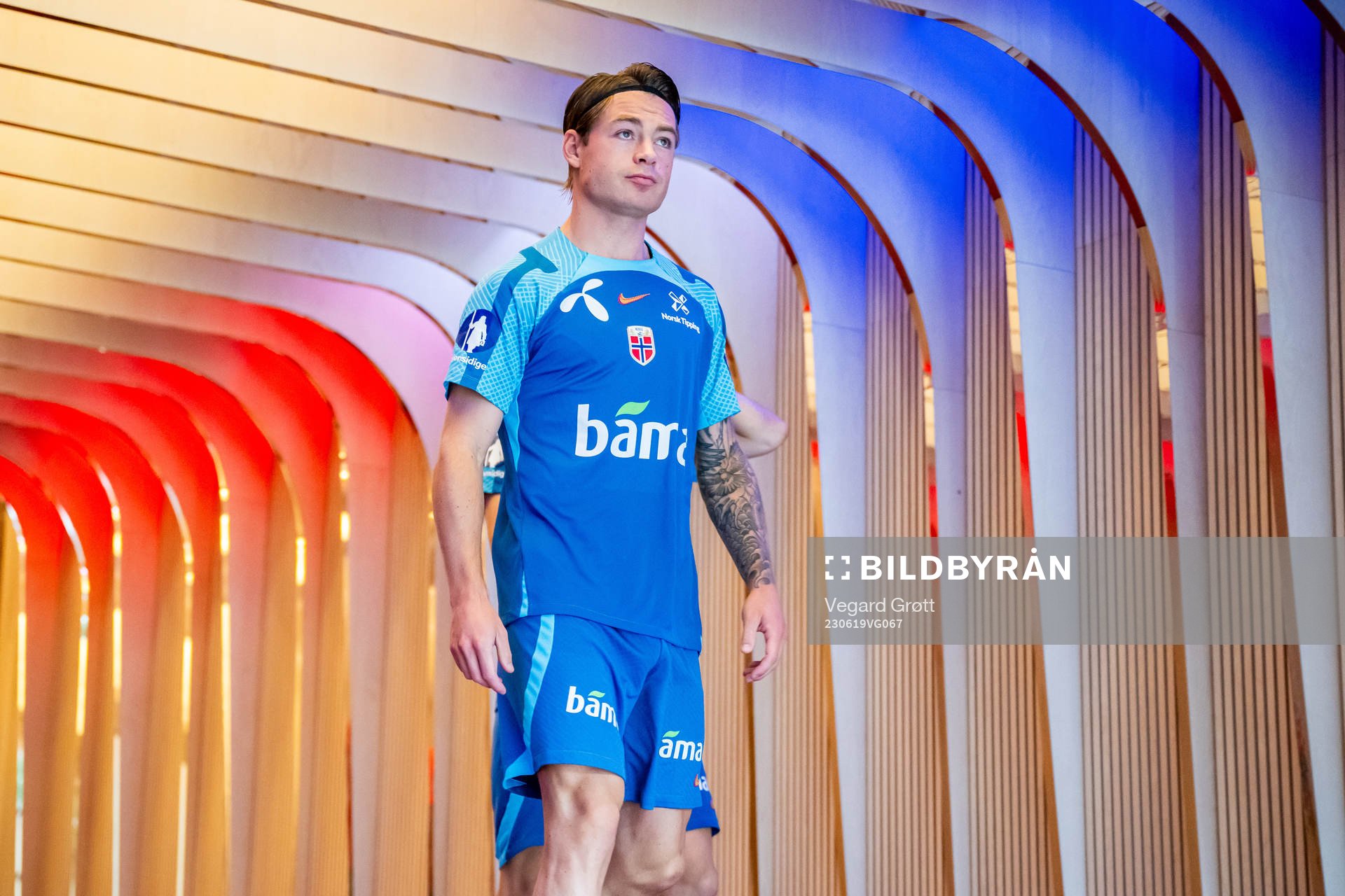 Patrick Berg of the Norwegian national football team