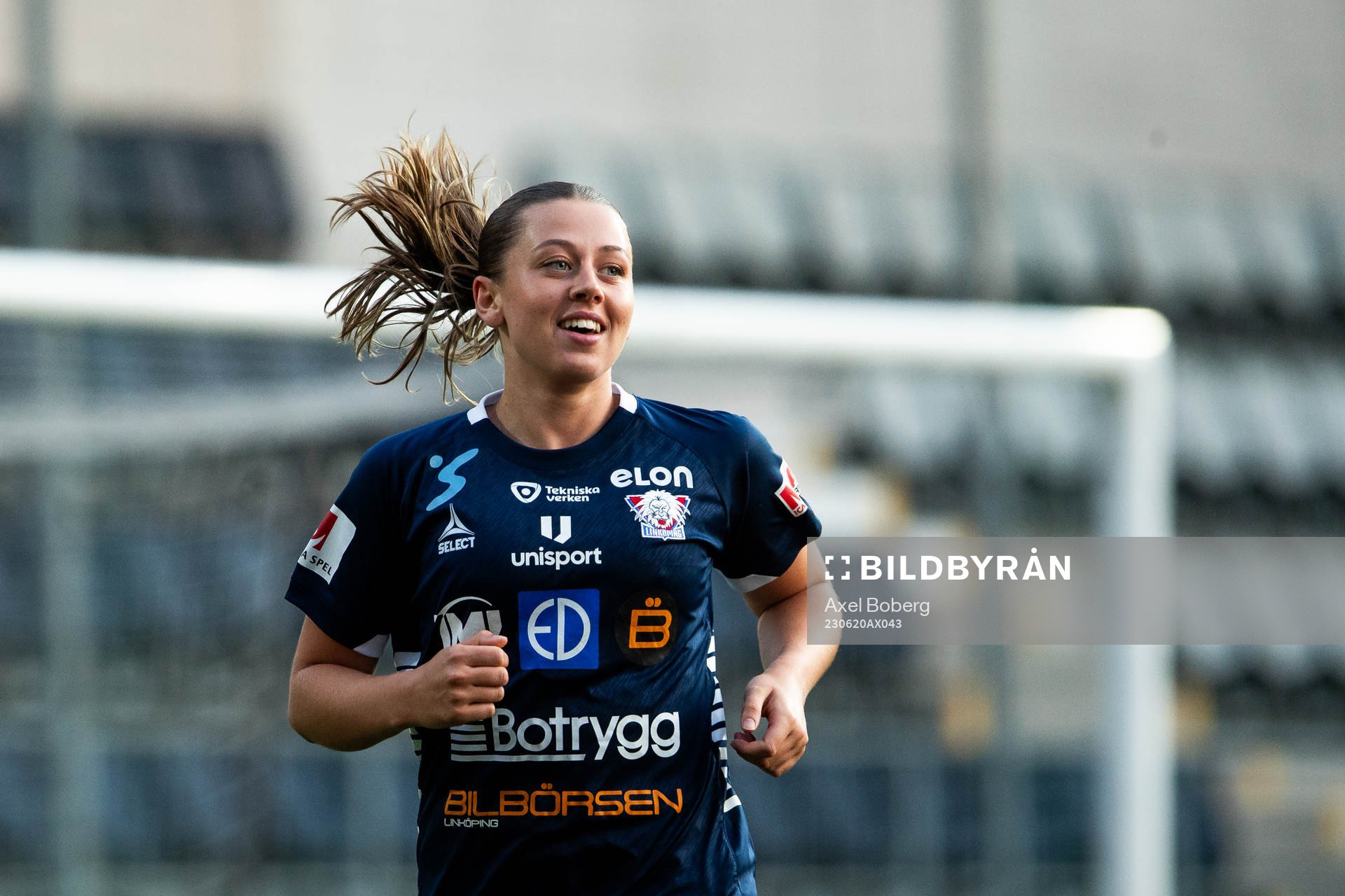 Linköpings Cornelia Kapocs jublar