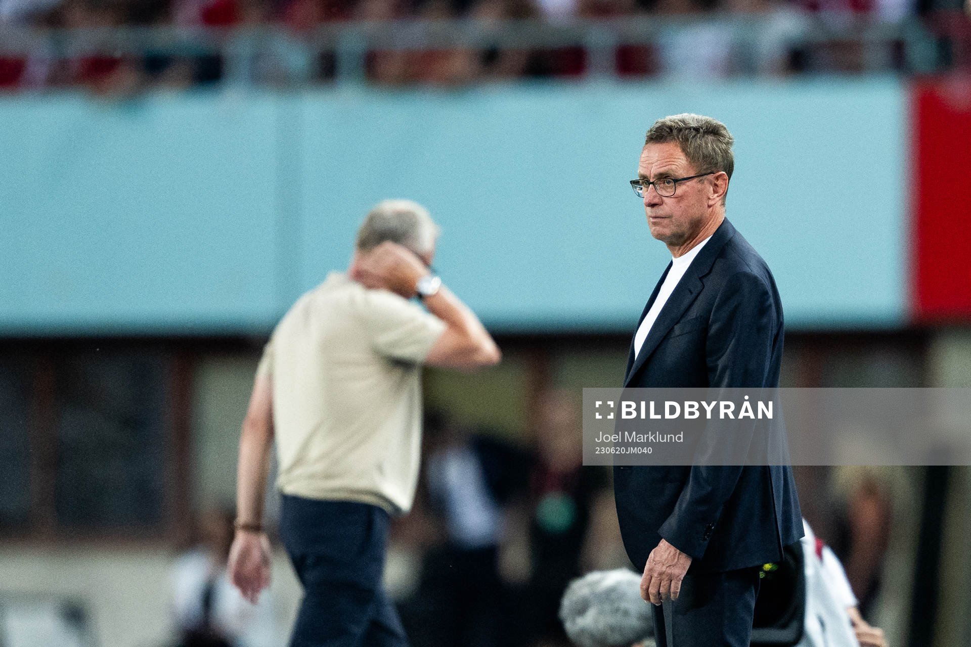 Head coach Ralf Rangnick of Austria