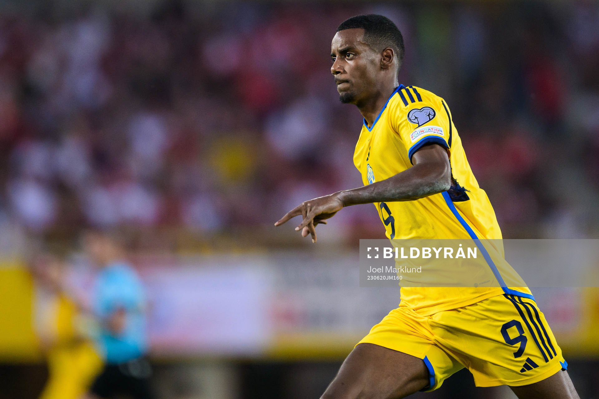 Alexander Isak of Sweden